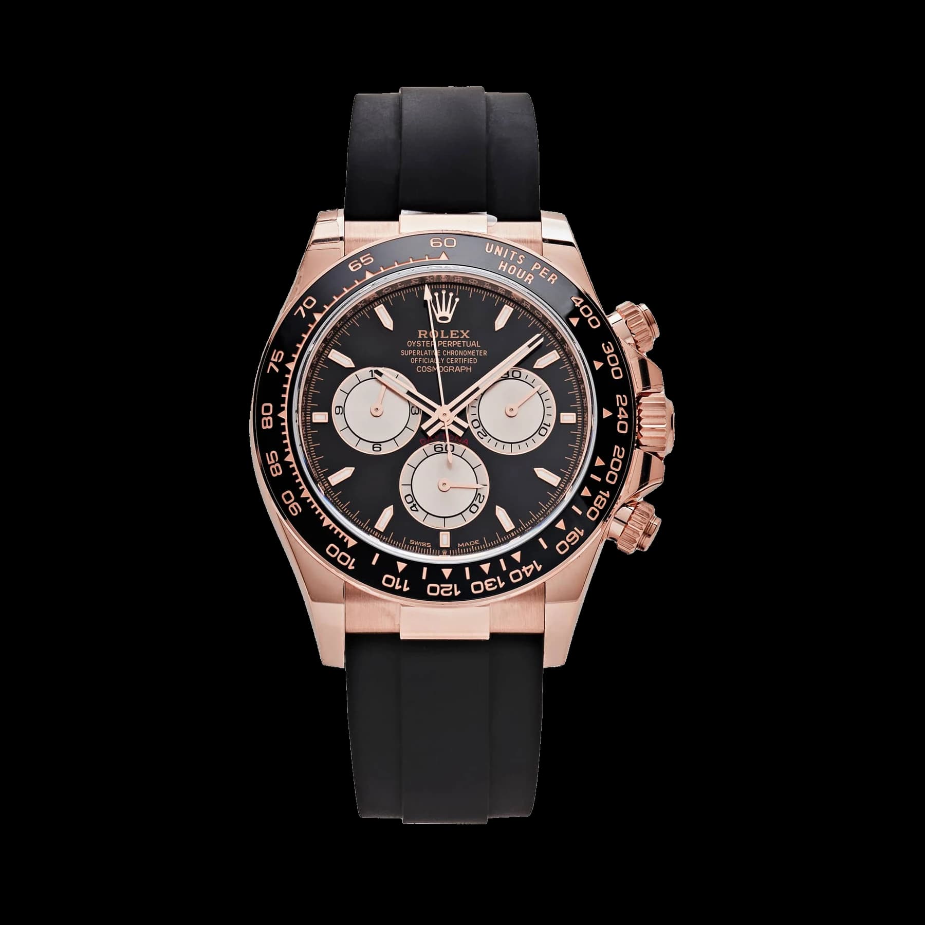 Rolex Daytona 126515LN Rose Gold Bright Black and Sundust Dial (2024)