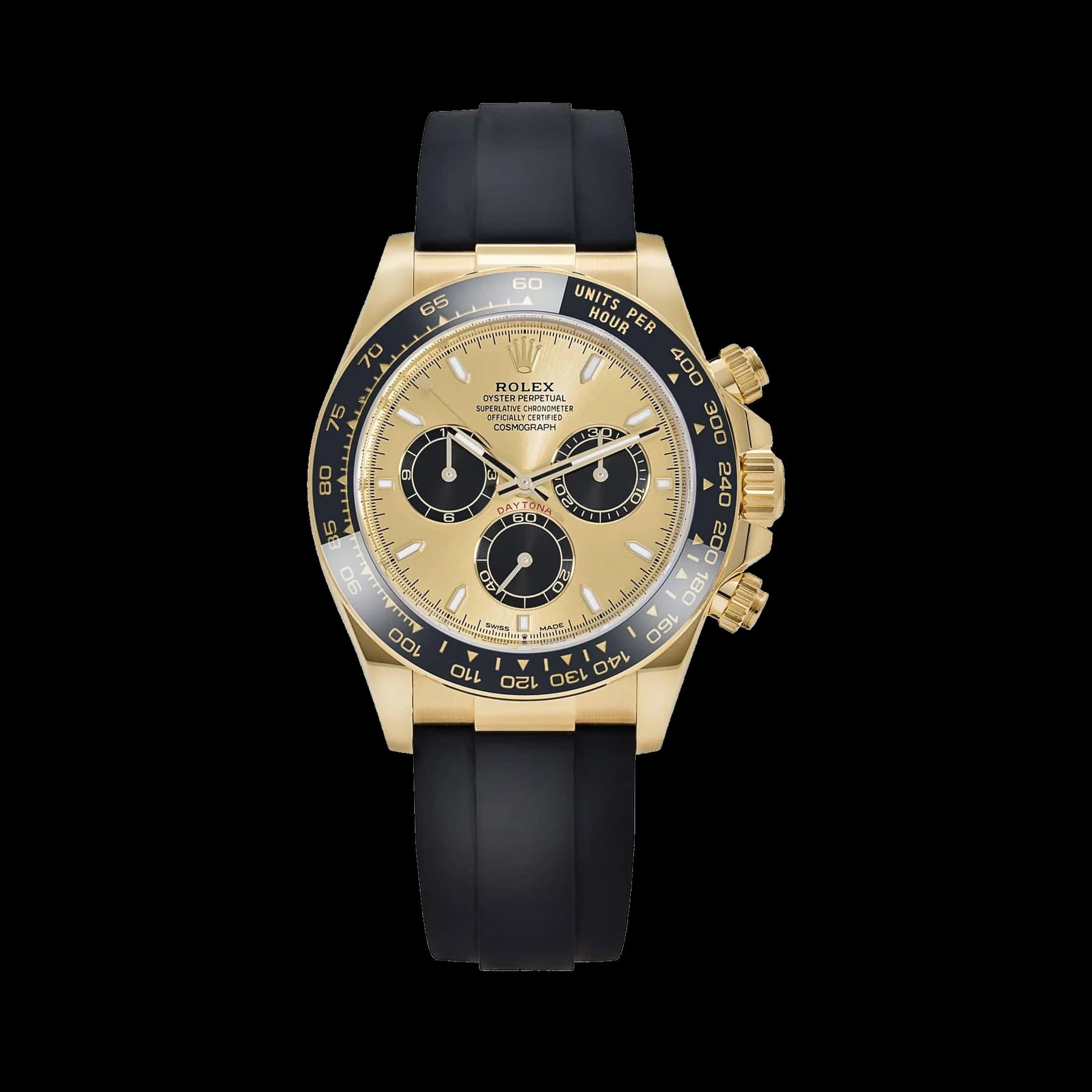 Rolex Daytona 126518LN 'Pikachu' Yellow Gold Champagne Black Dial (2024)