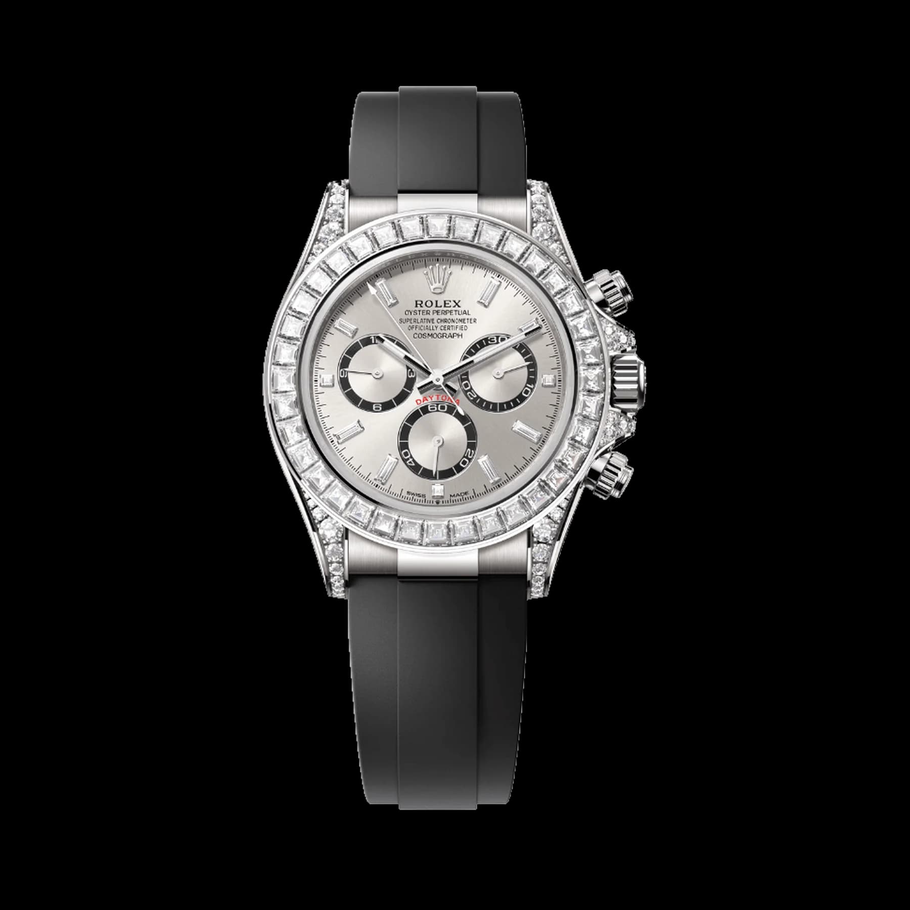 Rolex Daytona 126539TBR White Gold Grey Diamond Dial Diamond Bezel