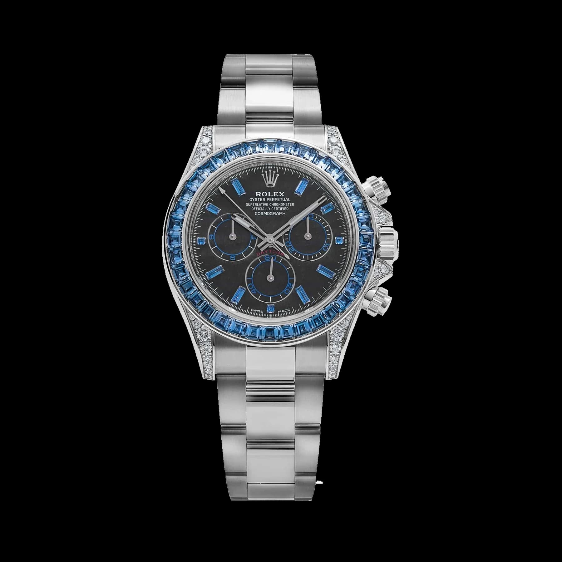 Rolex Daytona 126599TSA White Gold Silver Sheen Obsidian Dial Sapphire Bezel (2025)