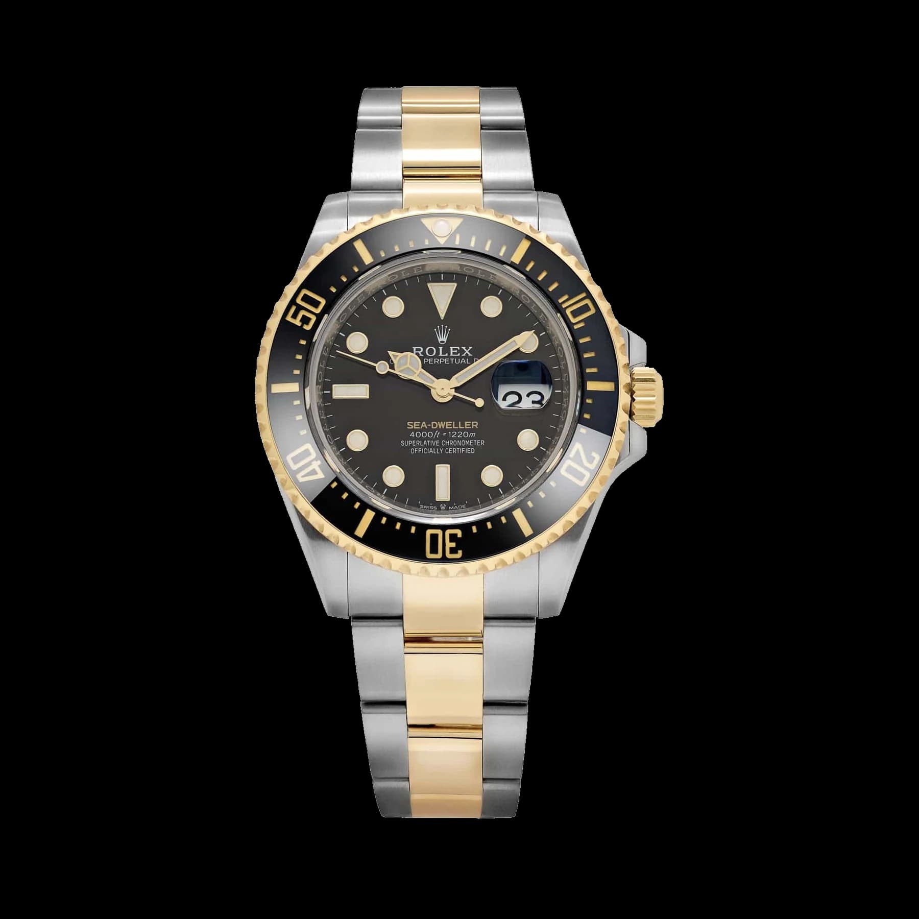 Rolex Sea-Dweller 126603 Stainless Steel Yellow Gold Black Dial (2022)