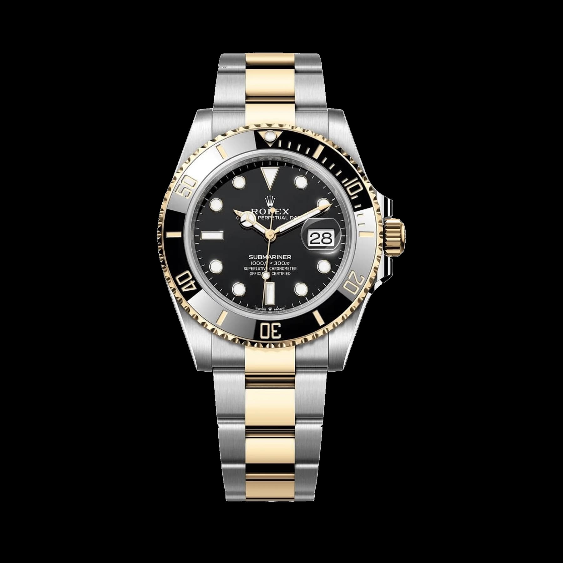 Rolex Submariner Date 126613LN Stainless Steel Yellow Gold Black Dial (2024)