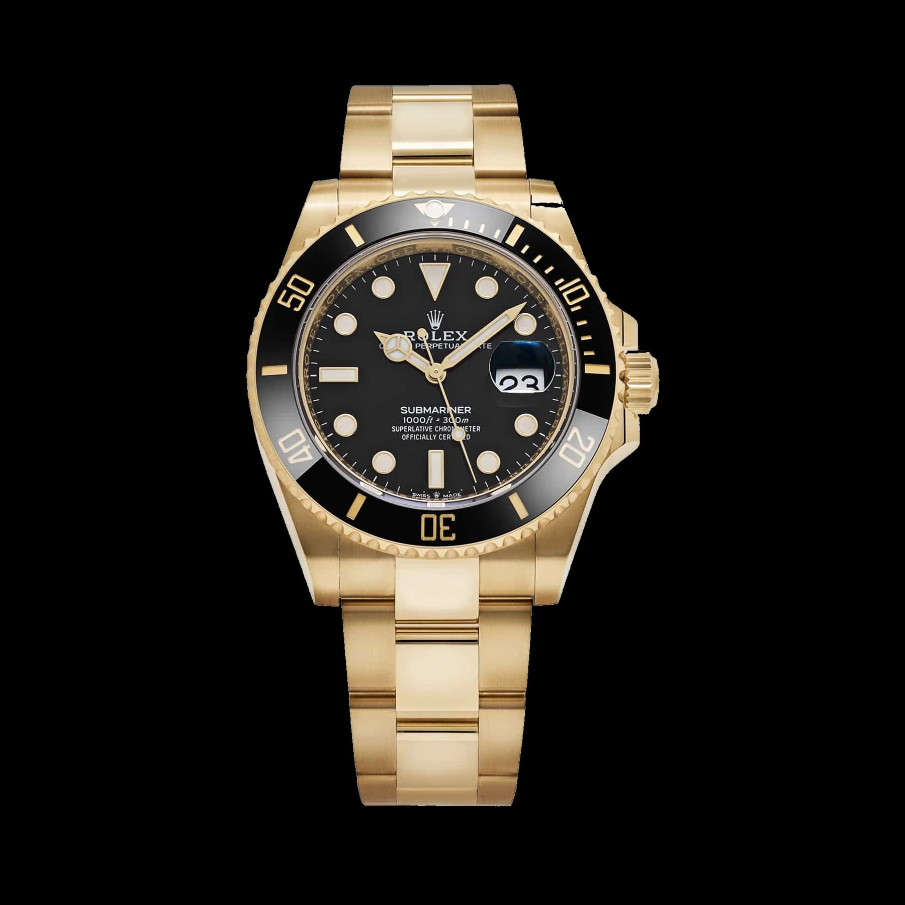 Rolex Submariner Date 126618LN Yellow Gold Black Dial (2024)