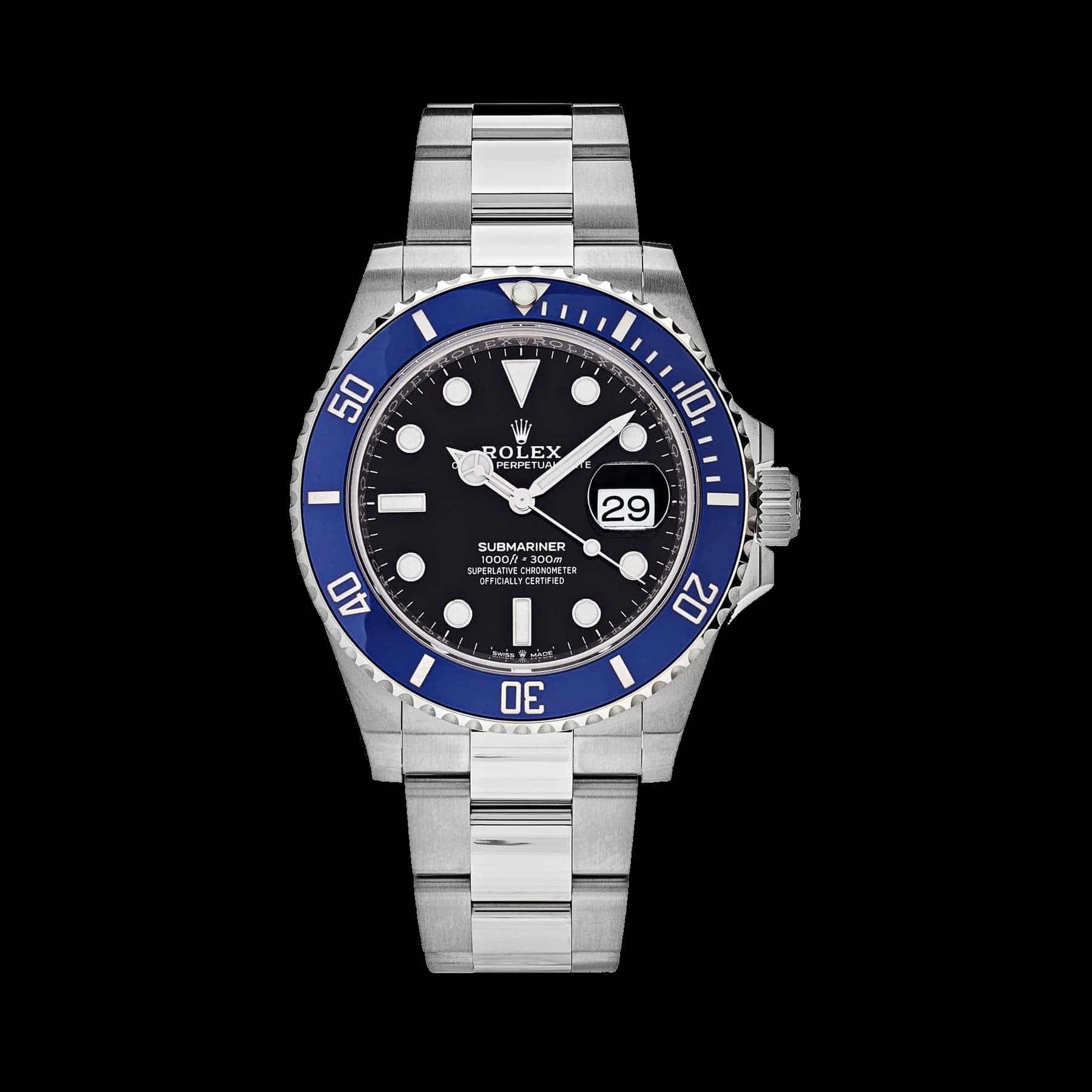 Rolex Submariner Date 126619LB 'Cookie Monster' White Gold Black Dial Blue Bezel