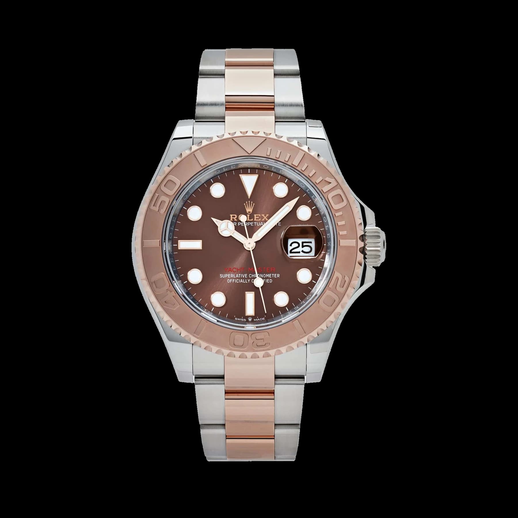 Rolex Yacht-Master 40 126621 Stainless Steel Rose Gold Chocolate Dial (2025)