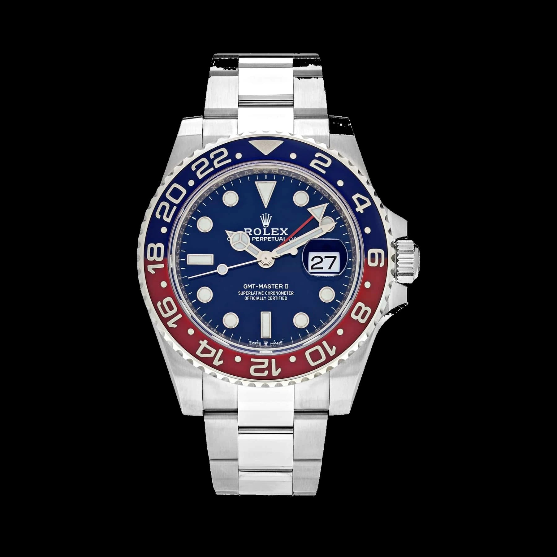 Rolex GMT-Master II 126719BLRO 'Pepsi' White Gold Blue Dial
