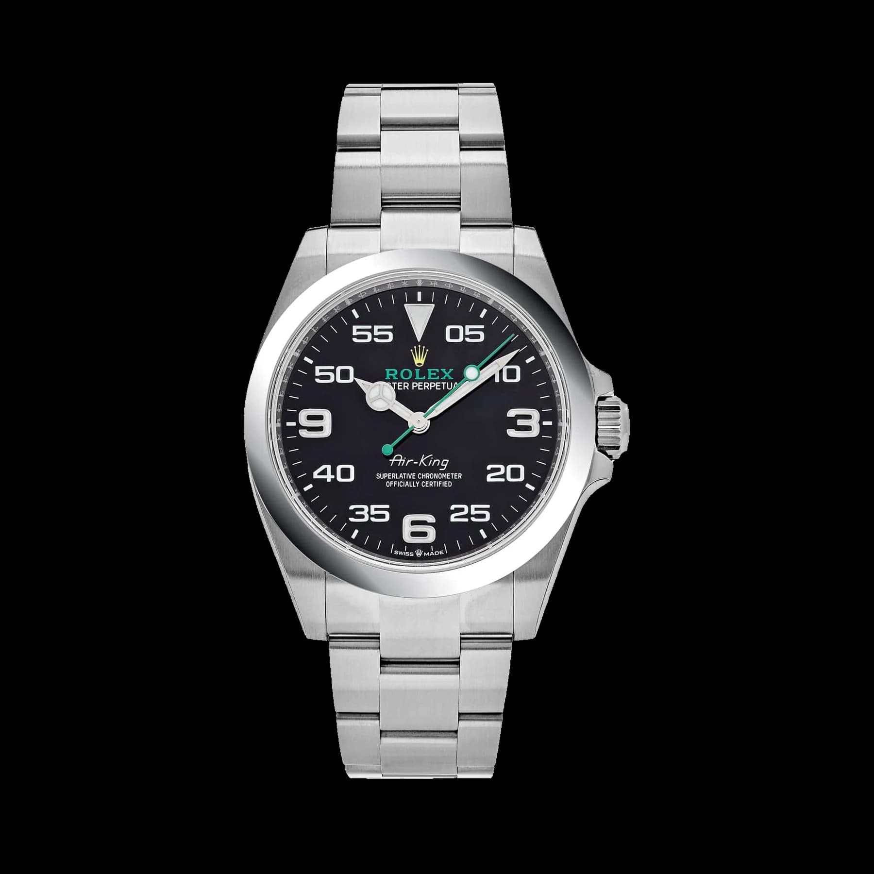 Rolex Air-King 126900 Stainless Steel Black Dial