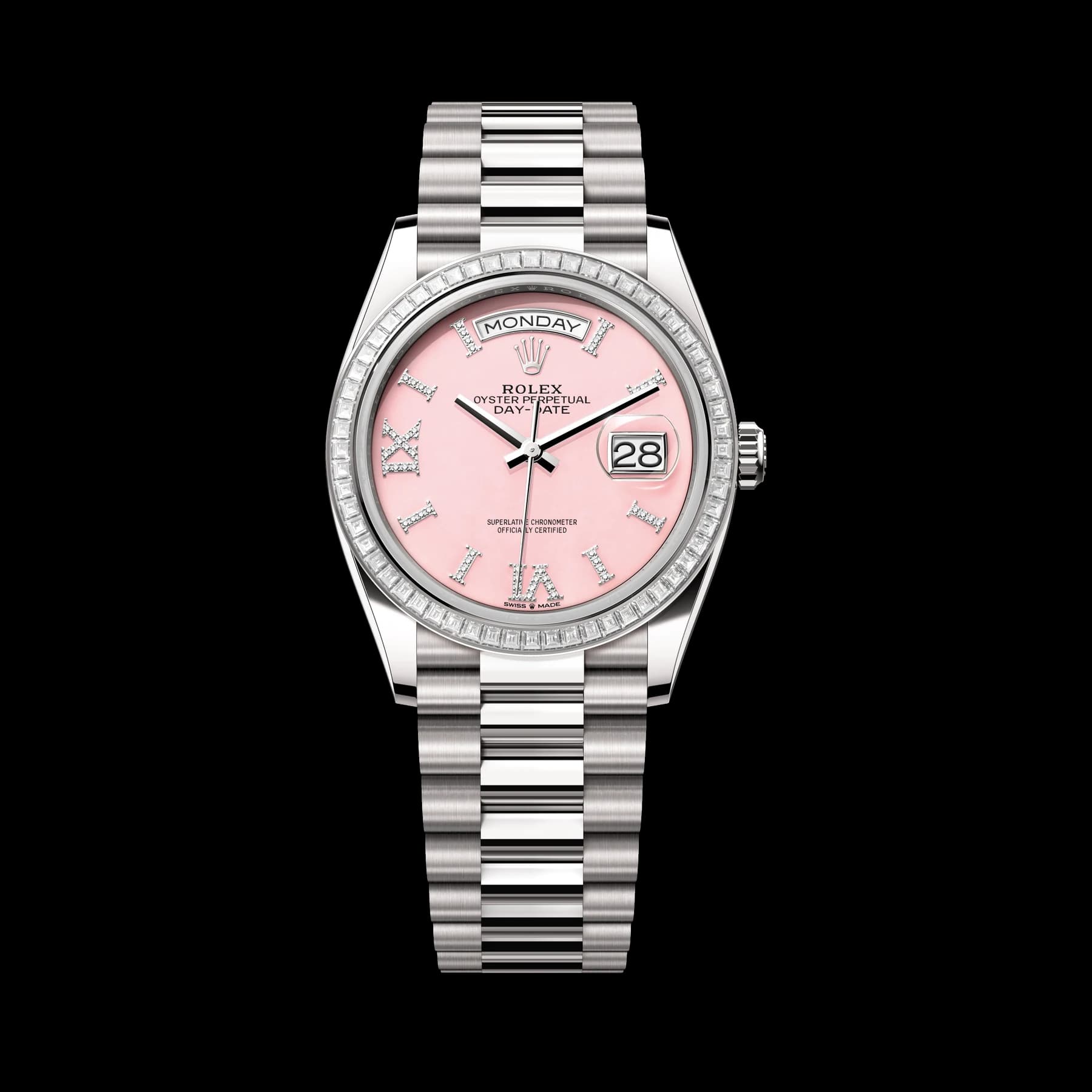 Rolex Day-Date 36 watch: 18 kt white gold - m128399tbr-0009