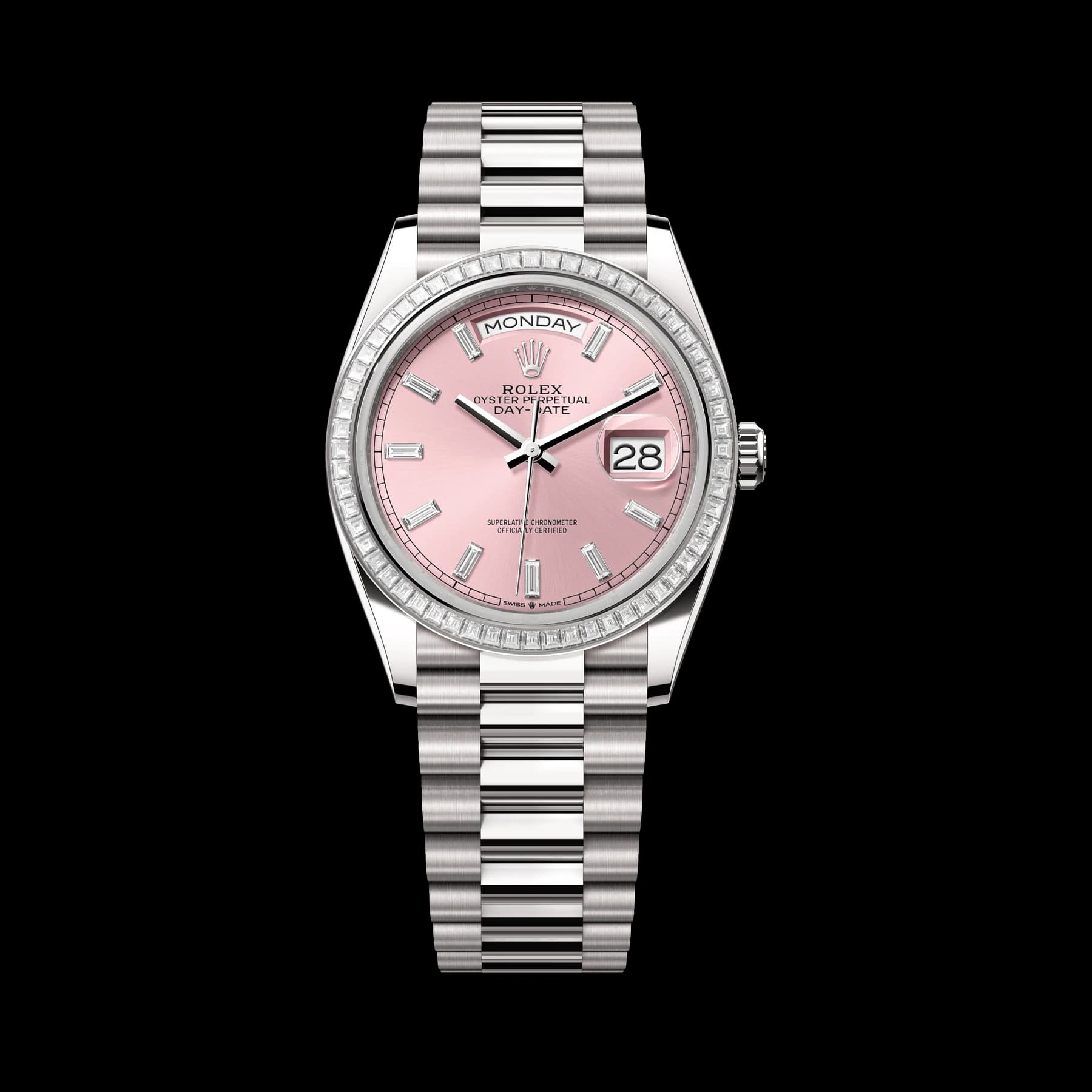 Rolex Day-Date 36 watch: 18 kt white gold - m128399tbr-0029