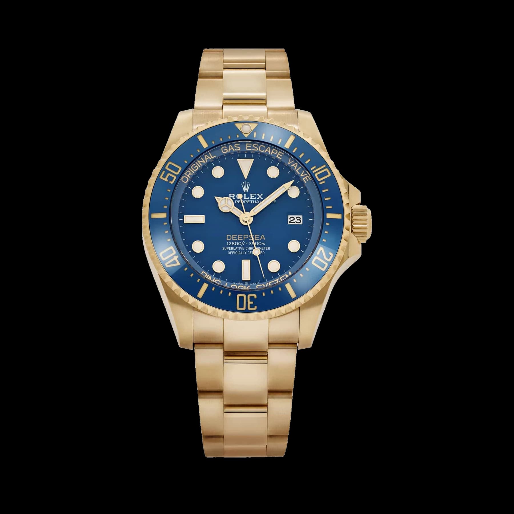 Rolex Deepsea 136668LB Yellow Gold Blue Dial Oyster (2025)