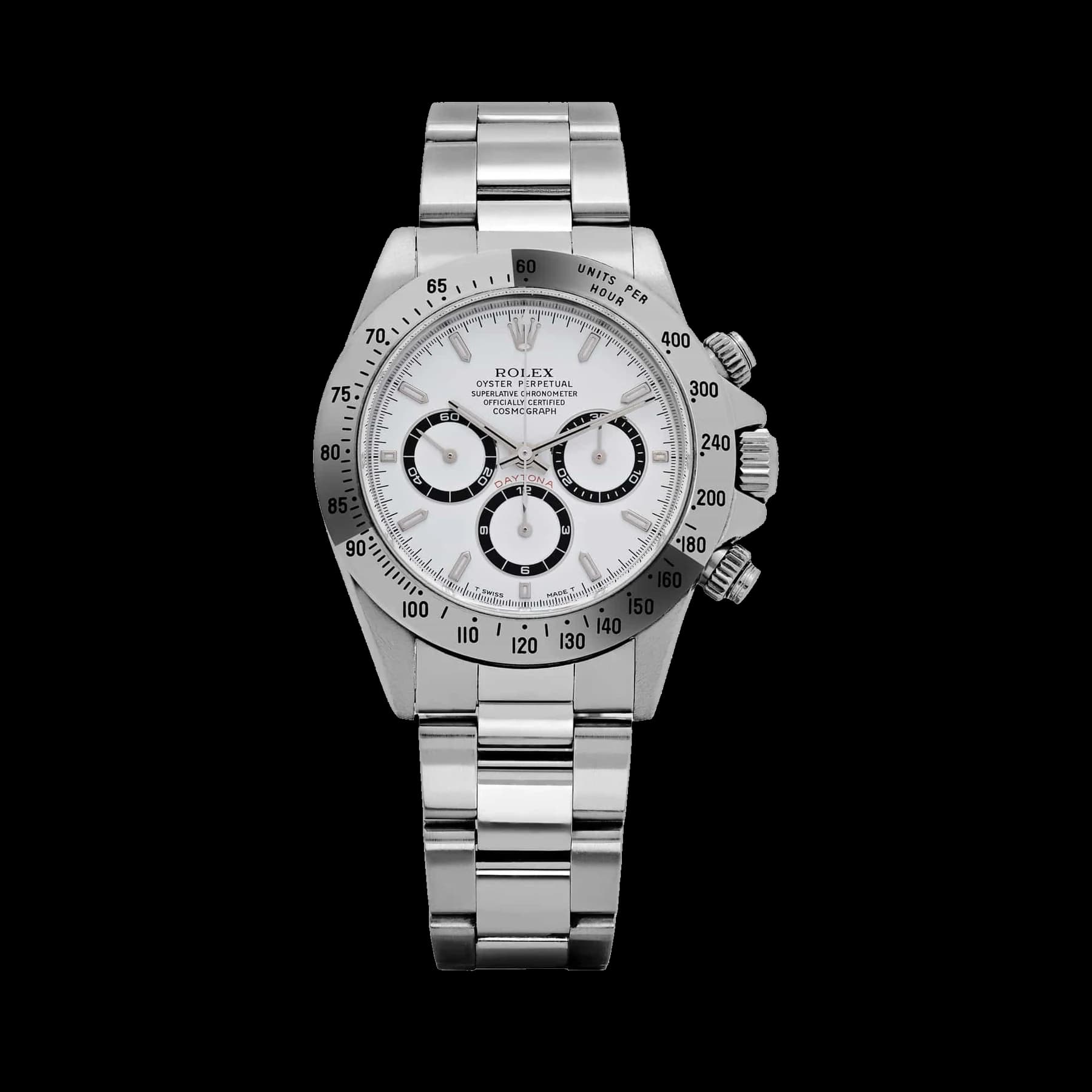 Rolex Daytona 16520 Stainless Steel White Dial Zenith Movement