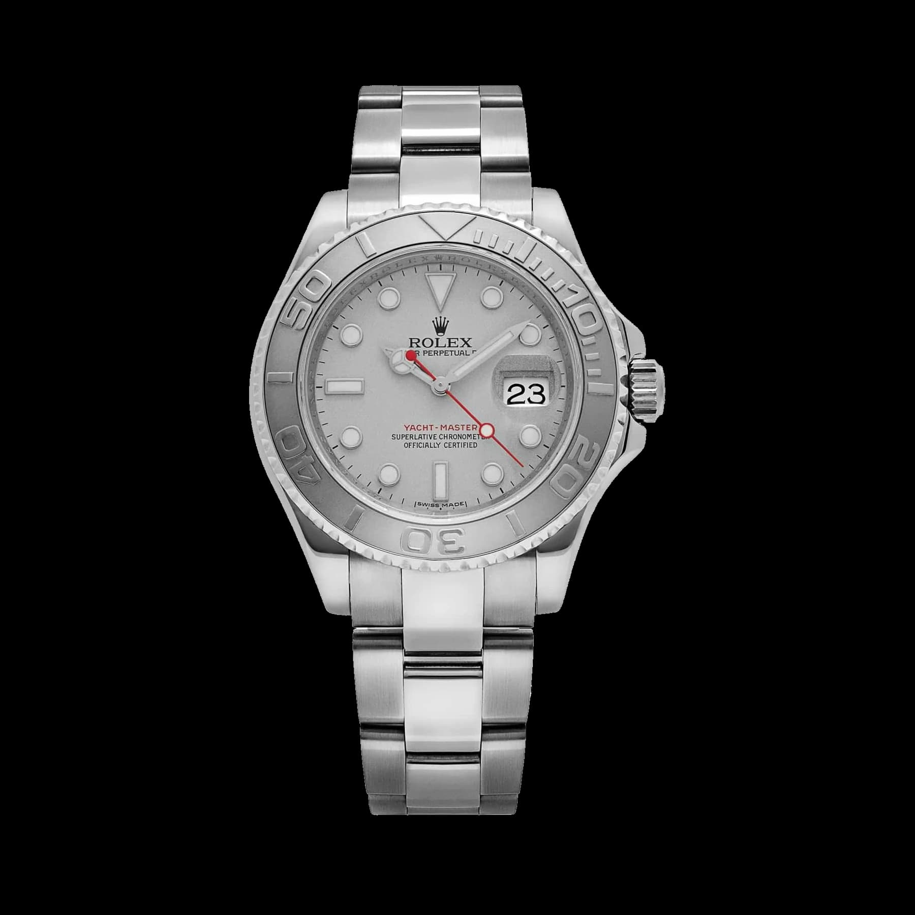 Rolex Yacht-Master 40 16622 Stainless Steel Platinum Silver Dial (2012)