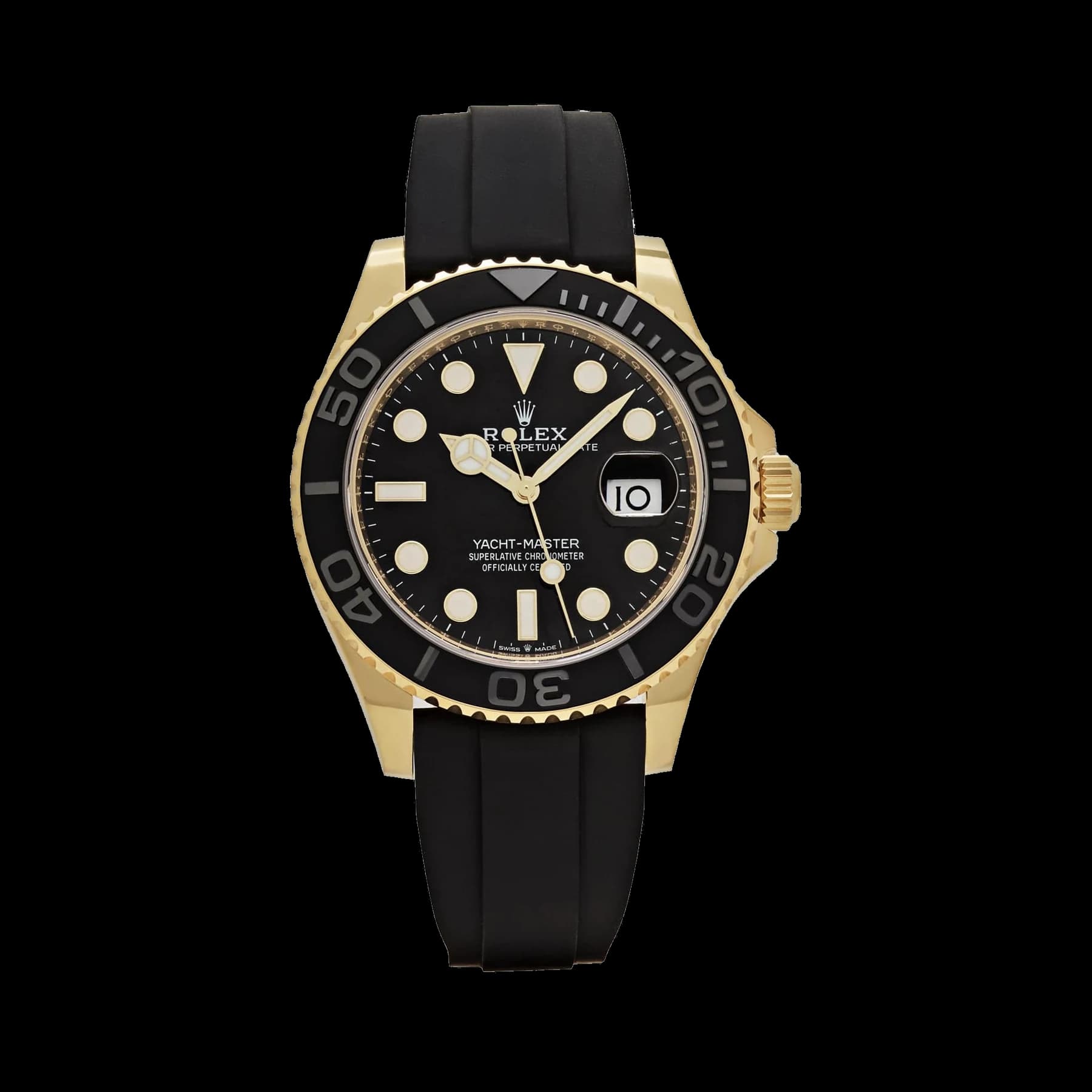 Rolex Yacht-Master 42 226658 Yellow Gold Black Dial
