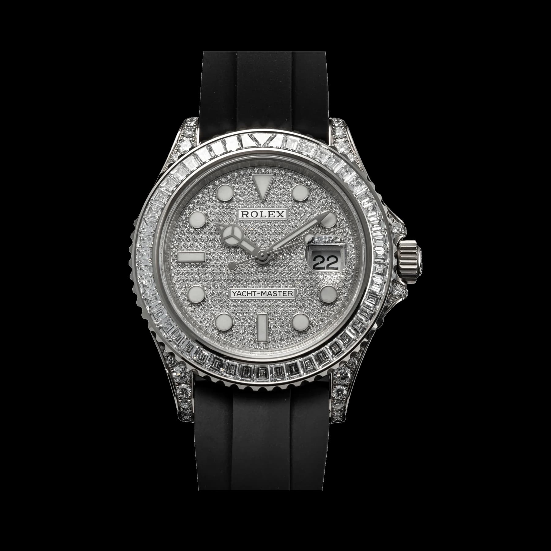 Rolex Yacht-Master 42 226679TBR White Gold Pave Diamond Dial Diamond Bezel (2021)