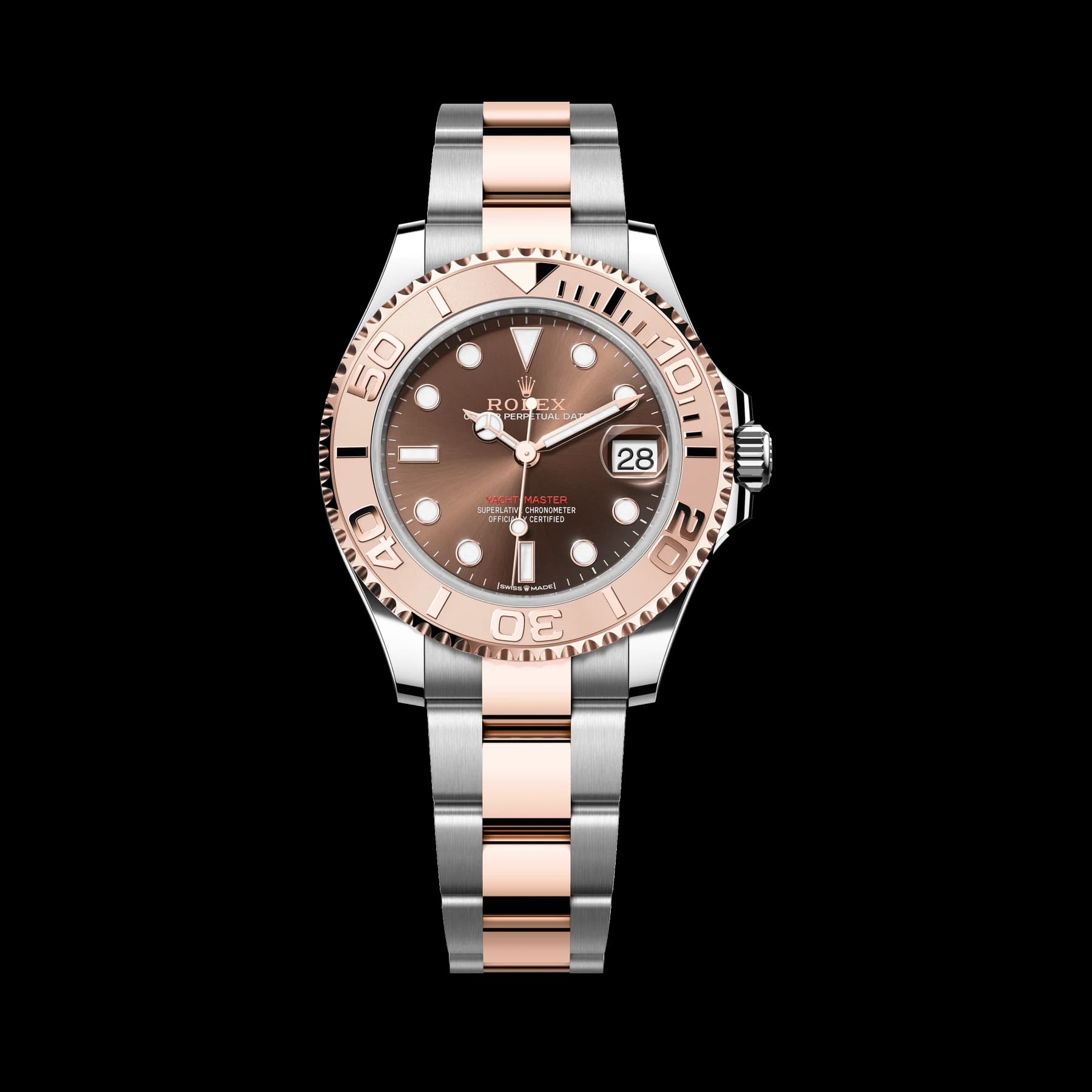 Rolex Yacht-Master 37 watch: Oystersteel and Everose gold - m268621-0003