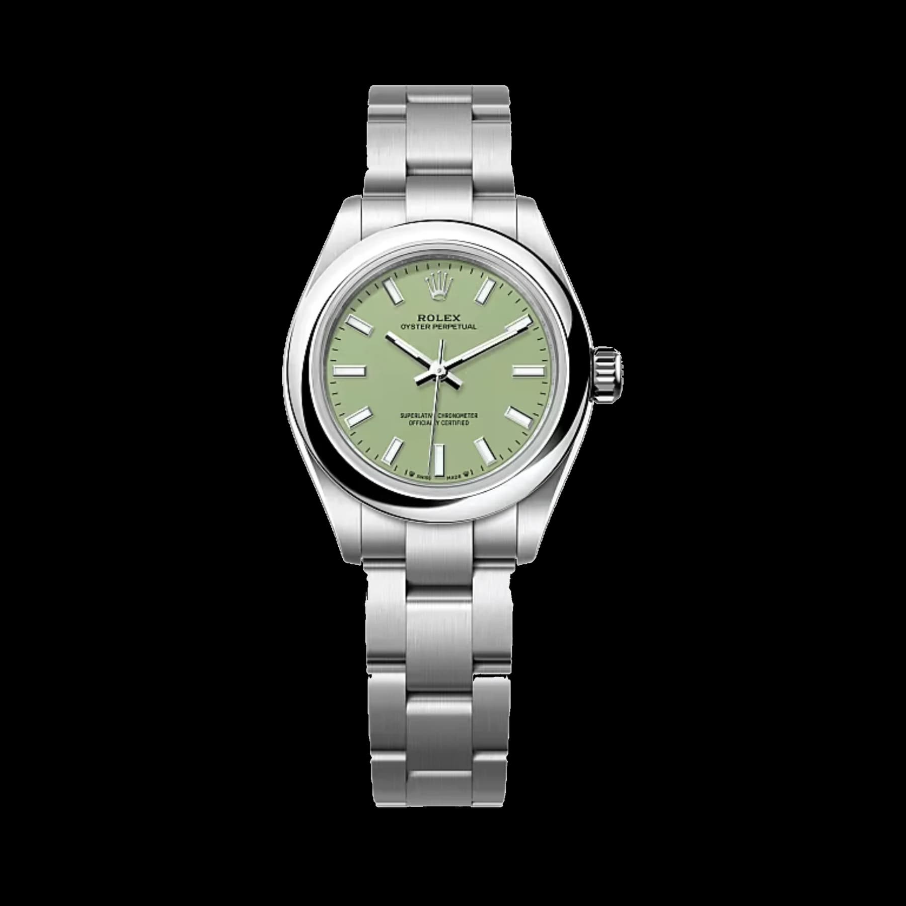Rolex Oyster Perpetual 28 276200 'Ladies' Stainless Steel Pistachio Dial (2025)