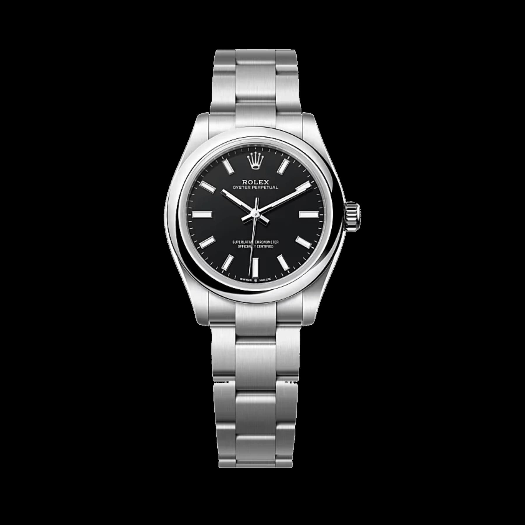 Rolex Oyster Perpetual 31 277200 'Ladies' Stainless Steel Black Dial (2025)