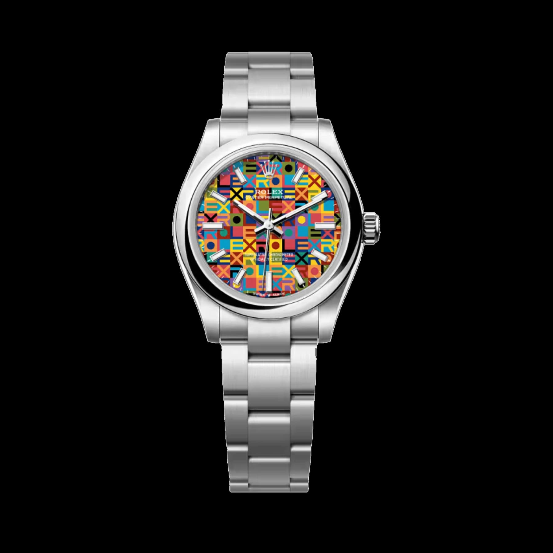 Rolex Oyster Perpetual 31 277200 'Ladies' Stainless Steel Multicoloured Jubilee Motif Dial (2026)