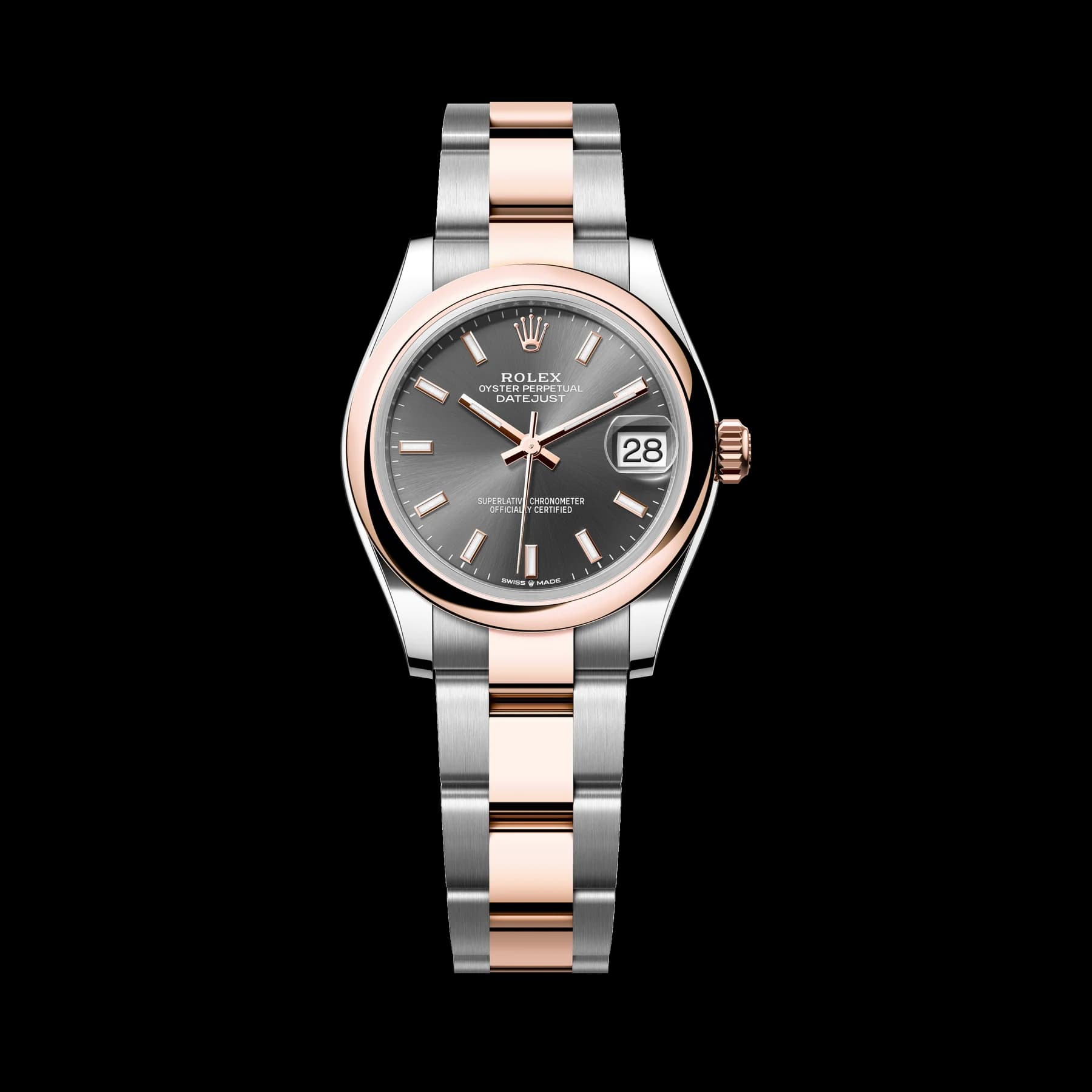 Rolex Datejust 31 watch: Oystersteel and Everose gold - m278241-0017