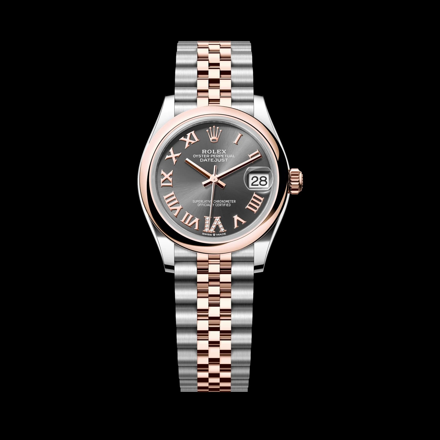 Rolex Datejust 31 watch: Oystersteel and Everose gold - m278241-0030