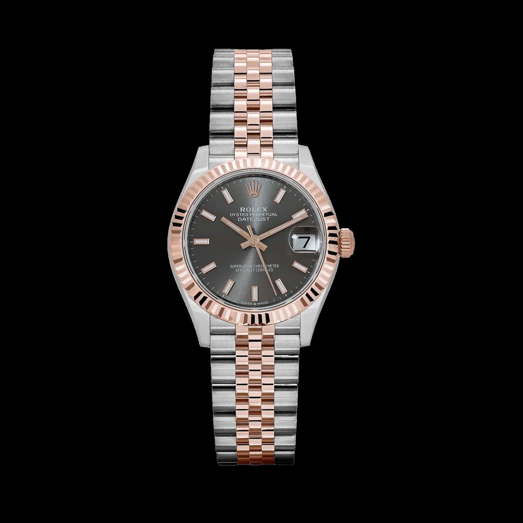 Rolex Datejust 31 278271 'Ladies' Stainless Steel Rose Gold Slate Dial (2025)