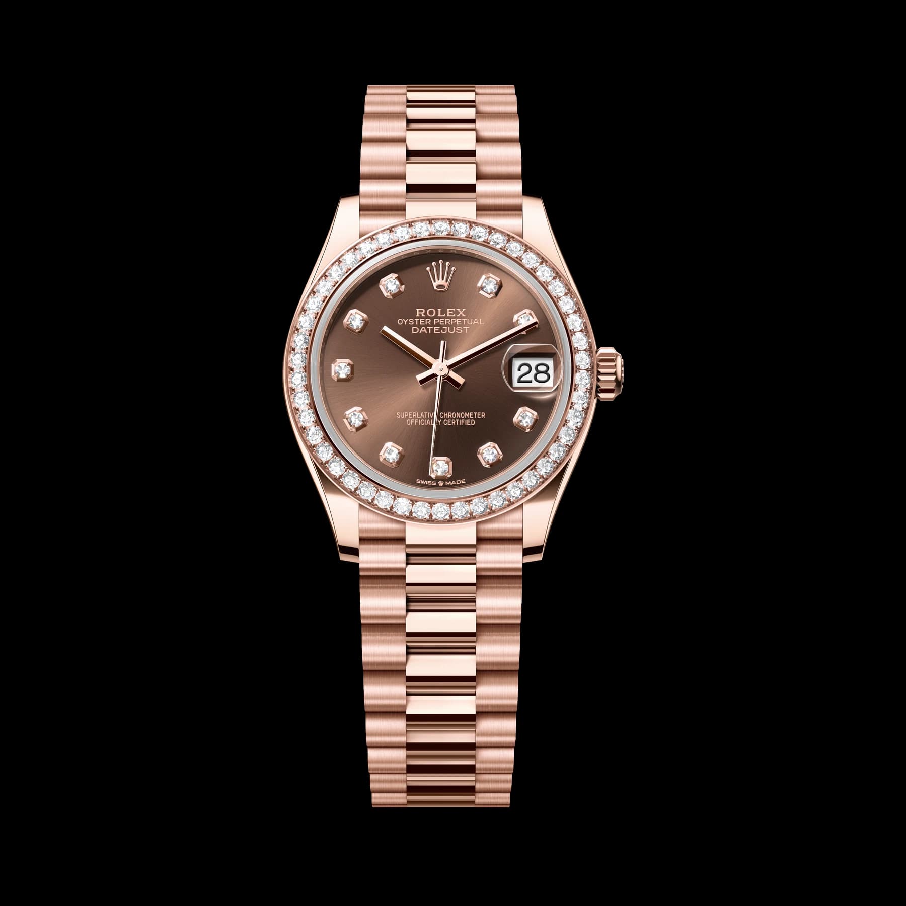 Rolex Datejust 31 watch: 18 kt Everose gold - m278285rbr-0006