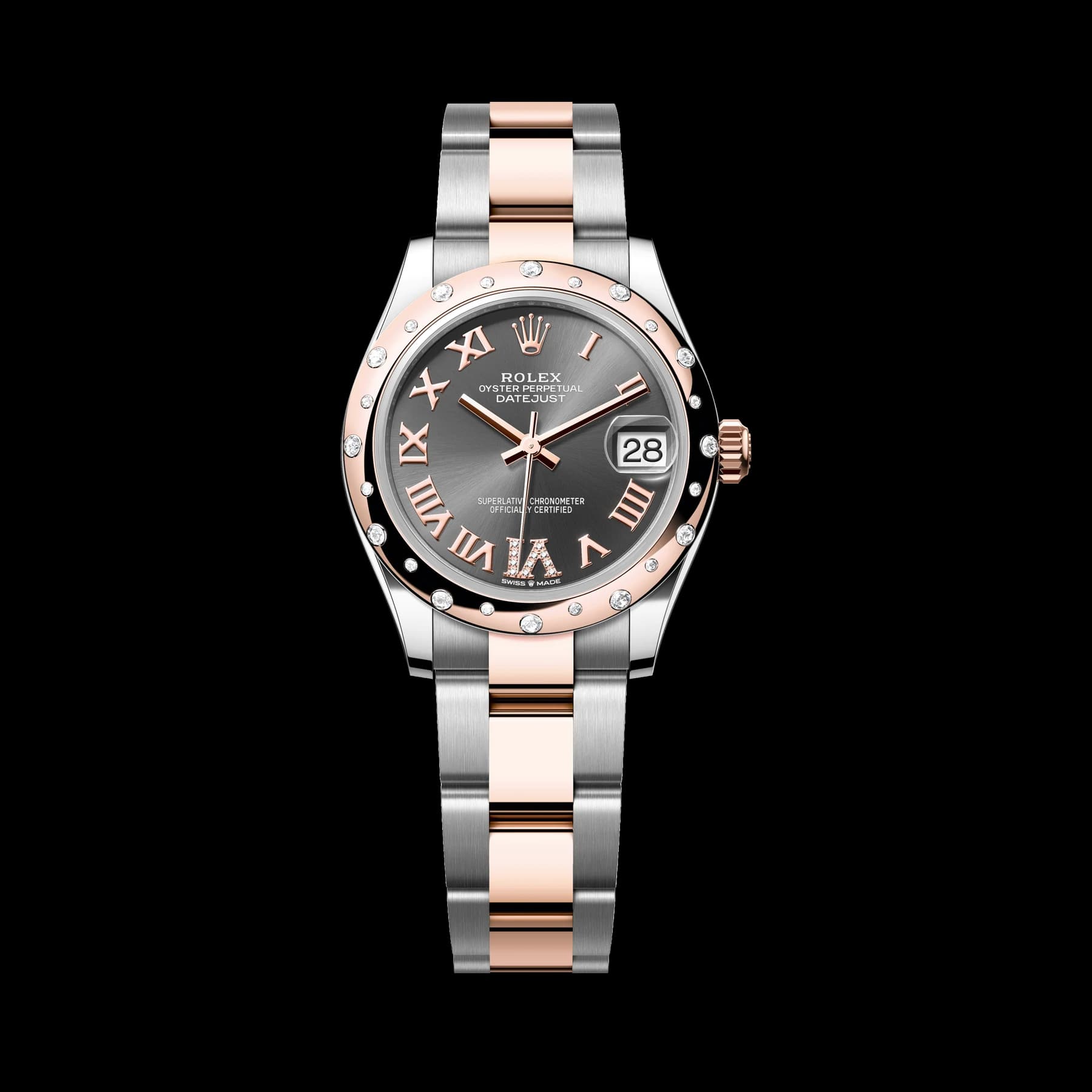Rolex Datejust 31 watch: Oystersteel and Everose gold - m278341rbr-0029