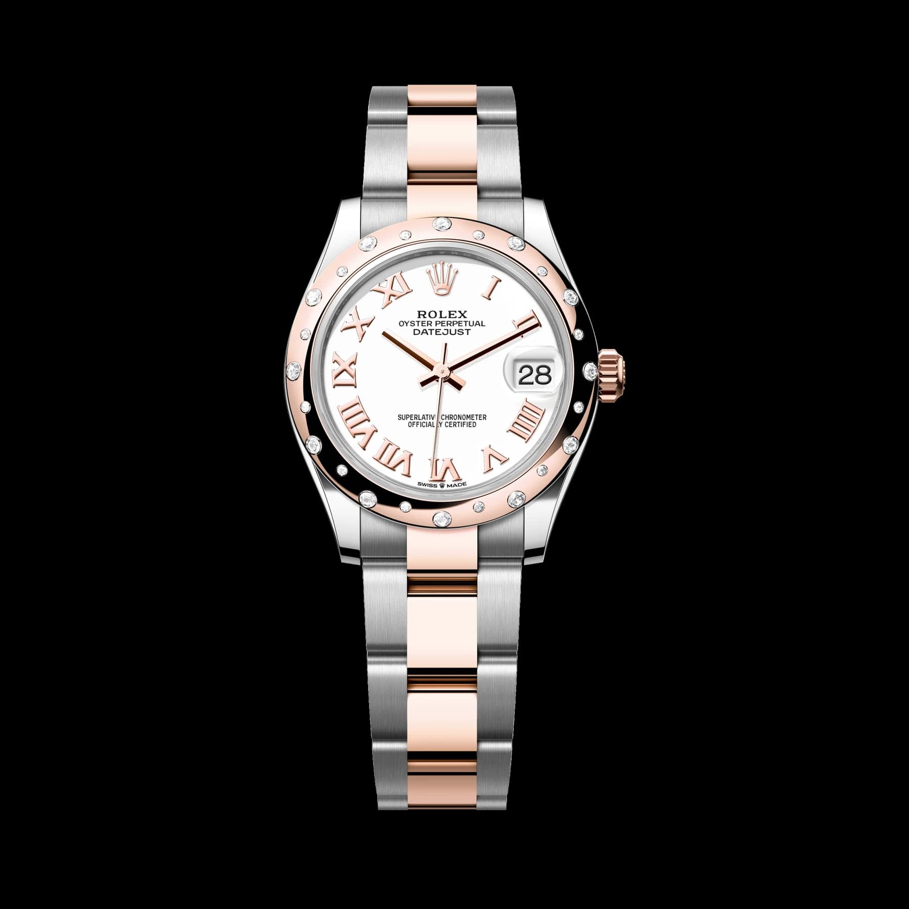 Rolex Datejust 31 watch: Oystersteel and Everose gold - m278341rbr-0001