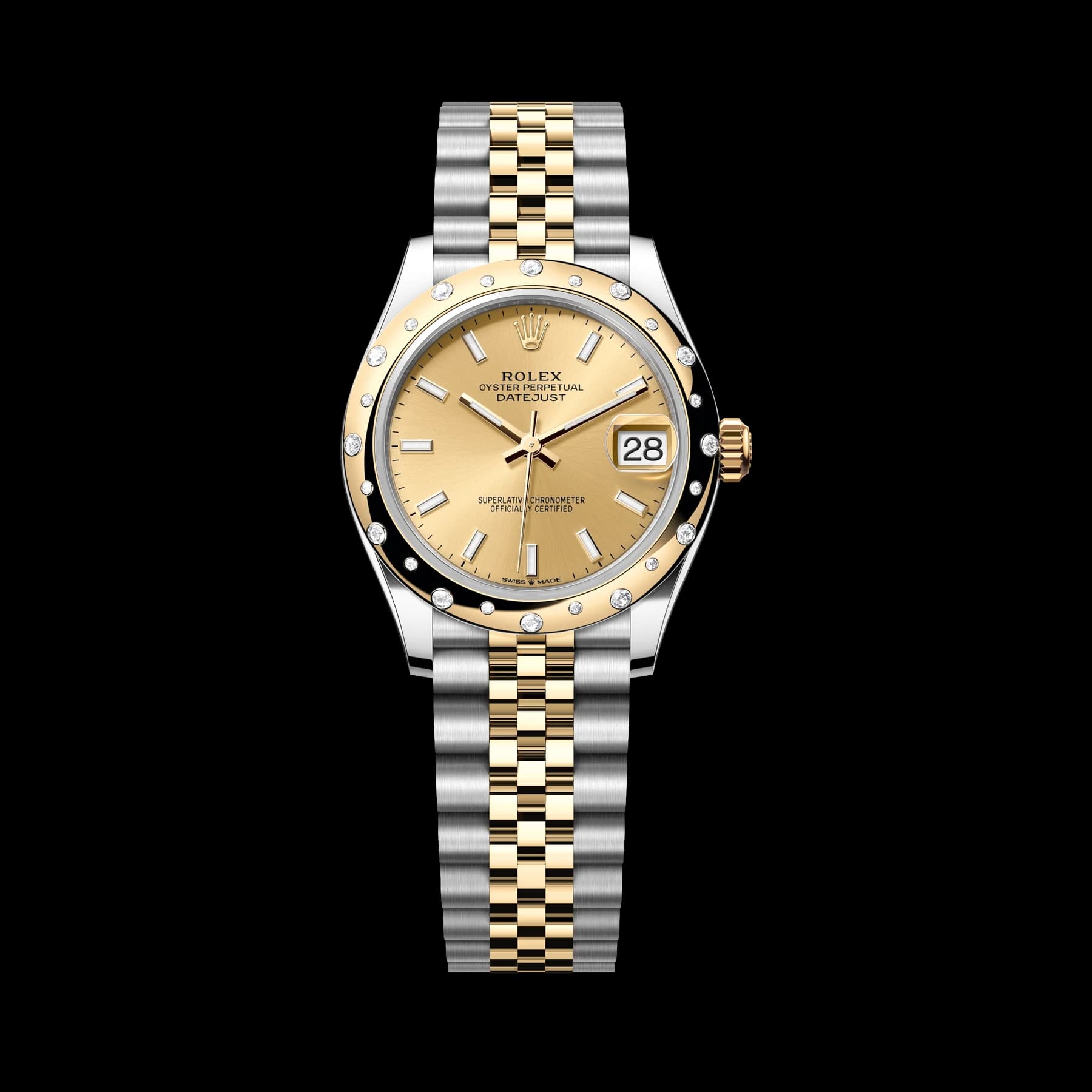 Rolex Datejust 31 watch: Oystersteel and yellow gold - m278343rbr-0014