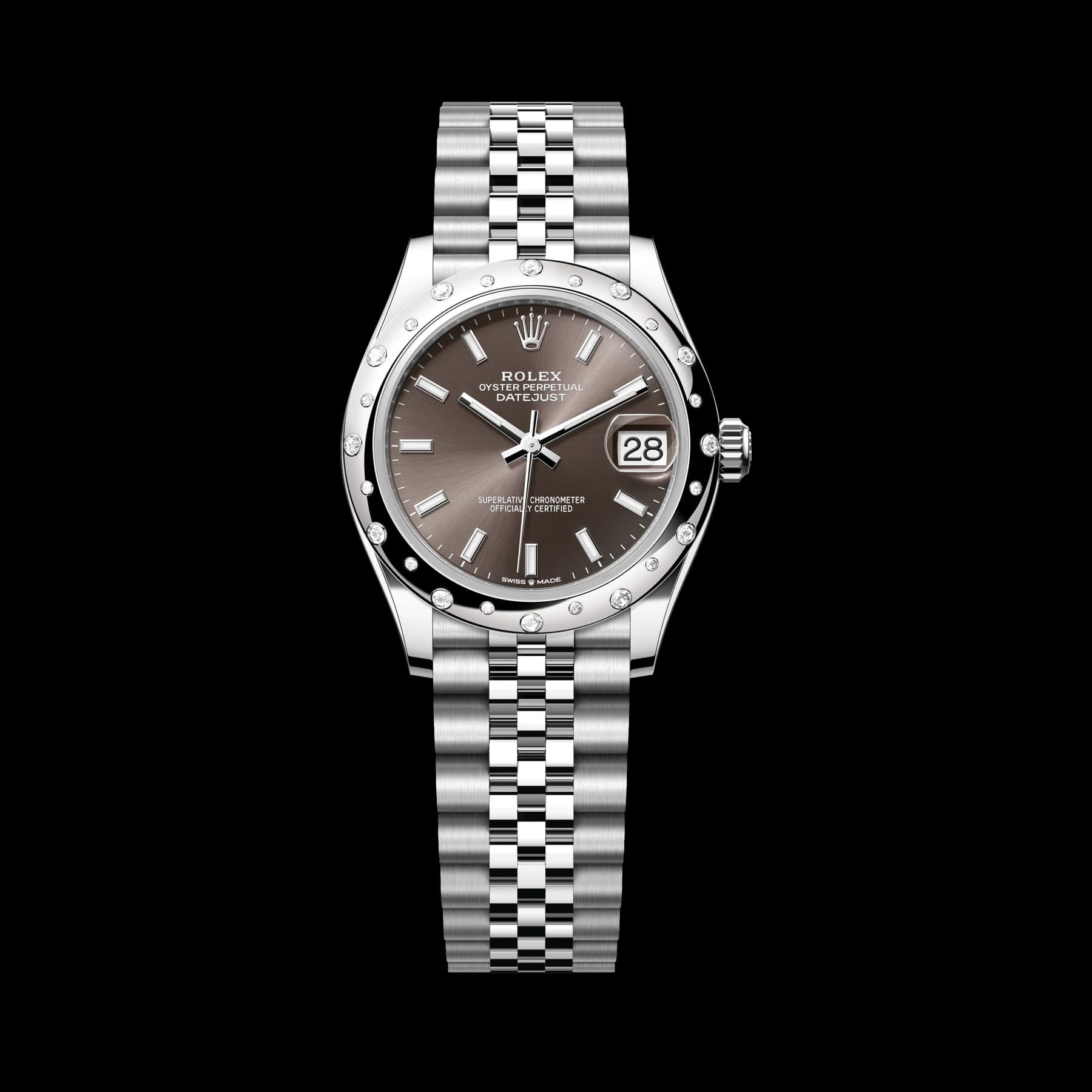 Rolex Datejust 31 watch: Oystersteel and white gold - m278344rbr-0018