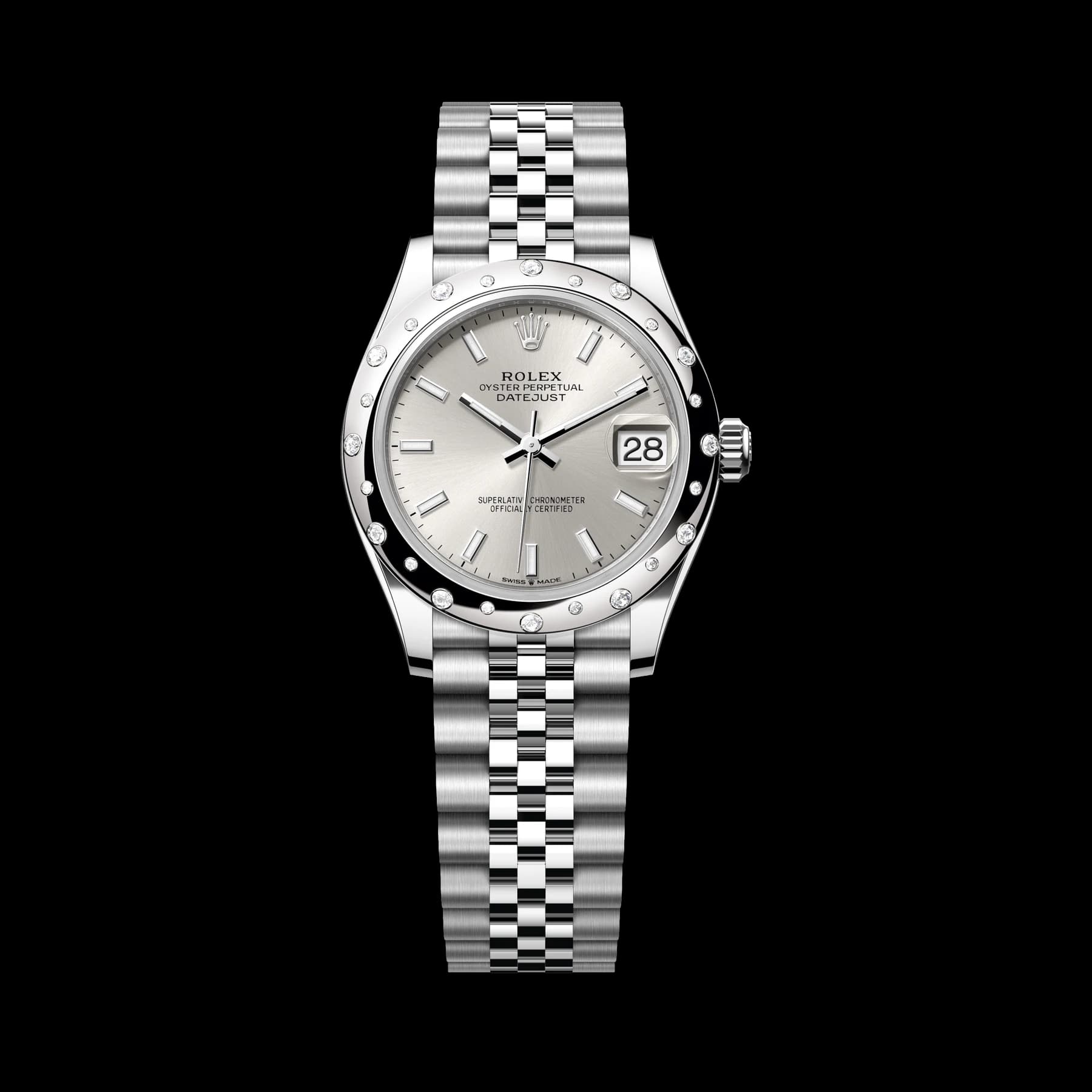 Rolex Datejust 31 watch: Oystersteel and white gold - m278344rbr-0014