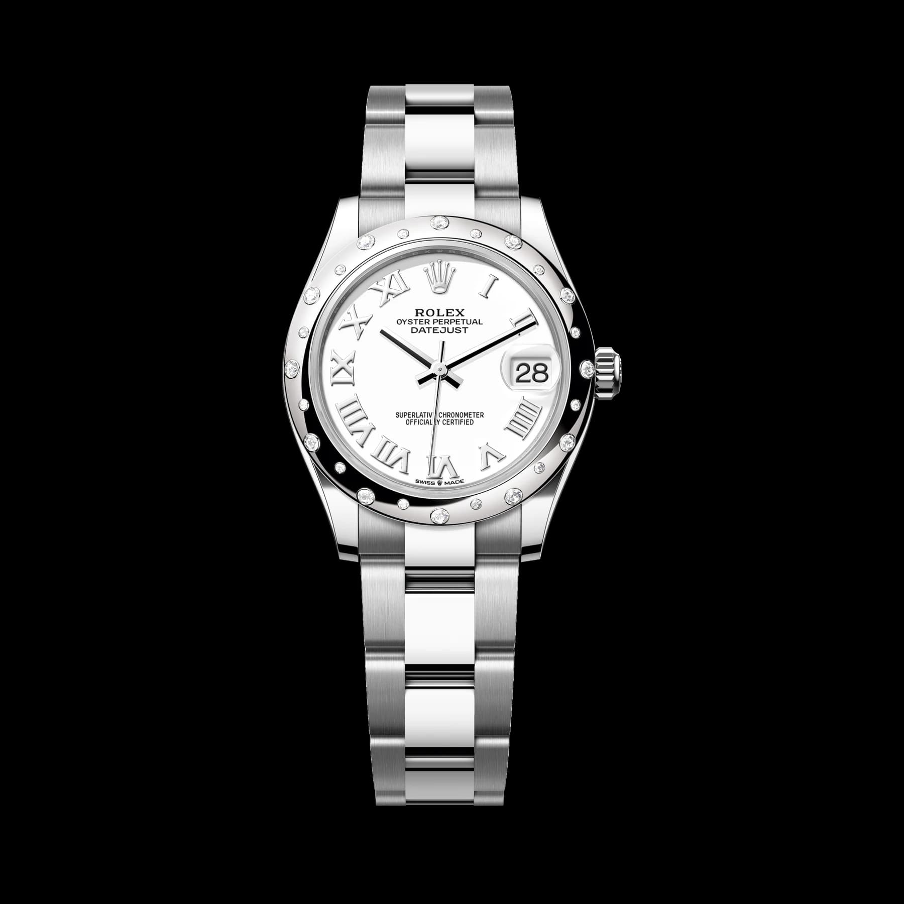 Rolex Datejust 31 watch: Oystersteel and white gold - m278344rbr-0011