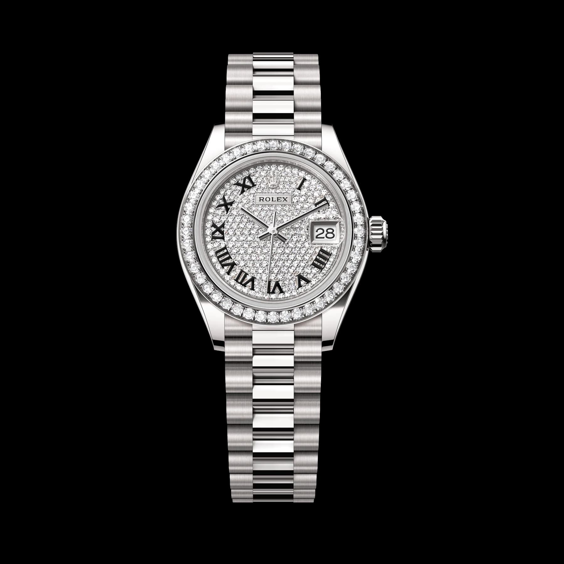 Rolex Lady-Datejust watch: 18 kt white gold - m279139rbr-0014