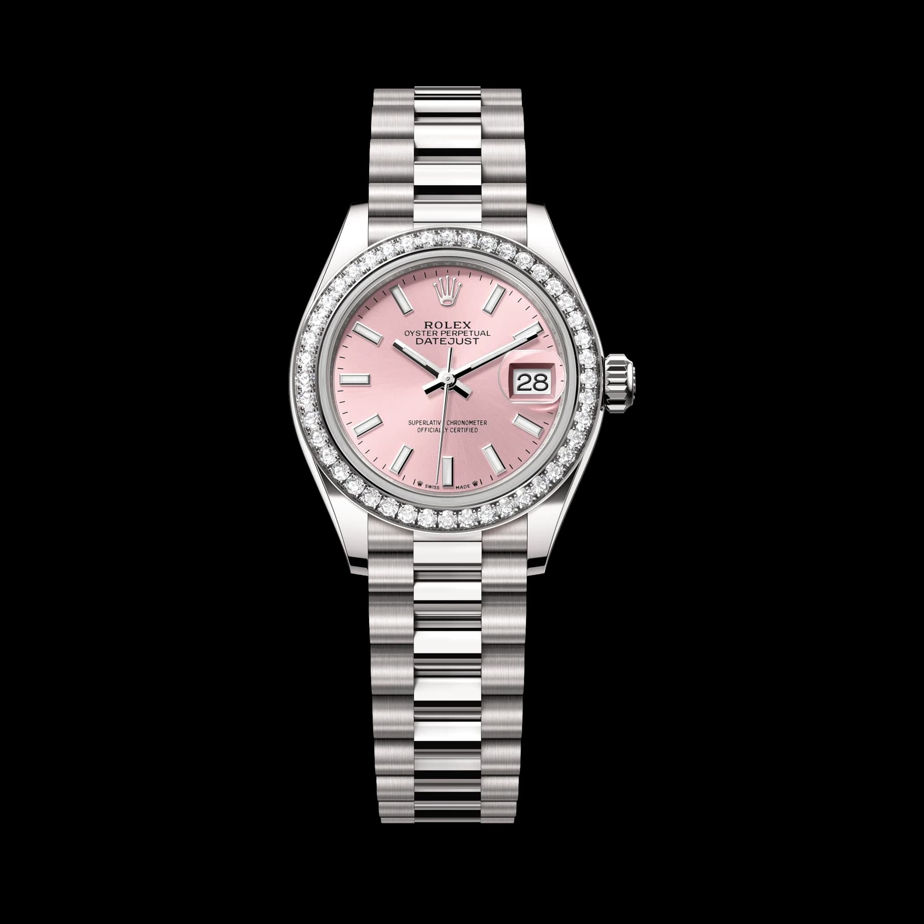 Rolex Lady-Datejust watch: 18 kt white gold - m279139rbr-0004