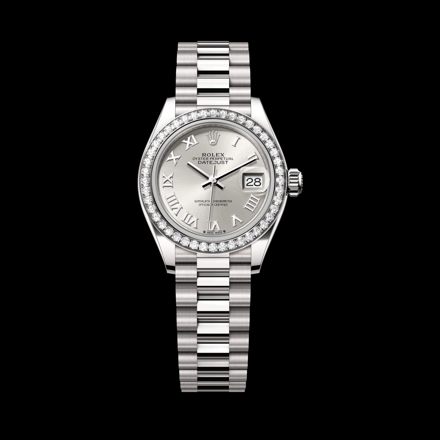 Rolex Lady-Datejust watch: 18 kt white gold - m279139rbr-0007