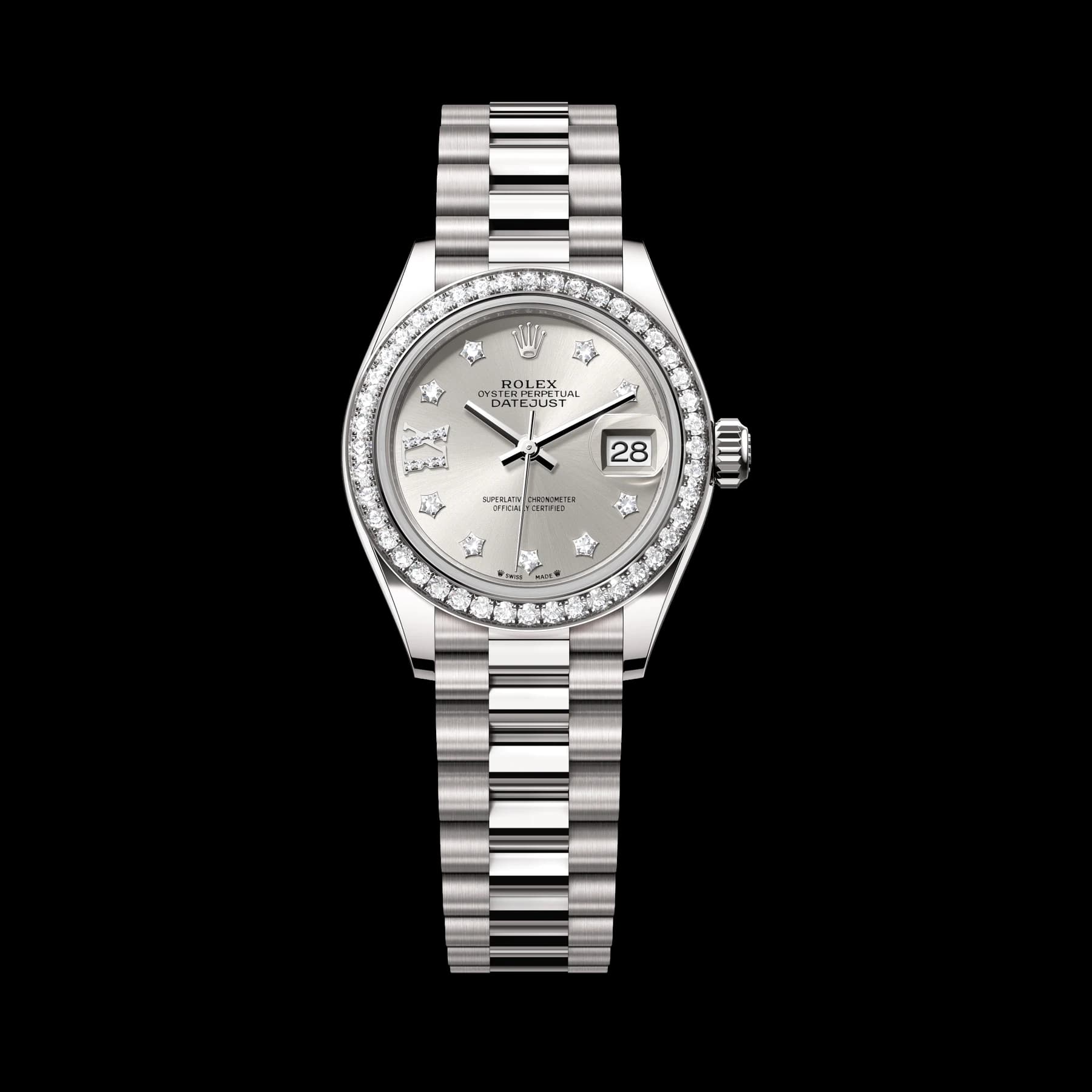 Rolex Lady-Datejust watch: 18 kt white gold - m279139rbr-0003