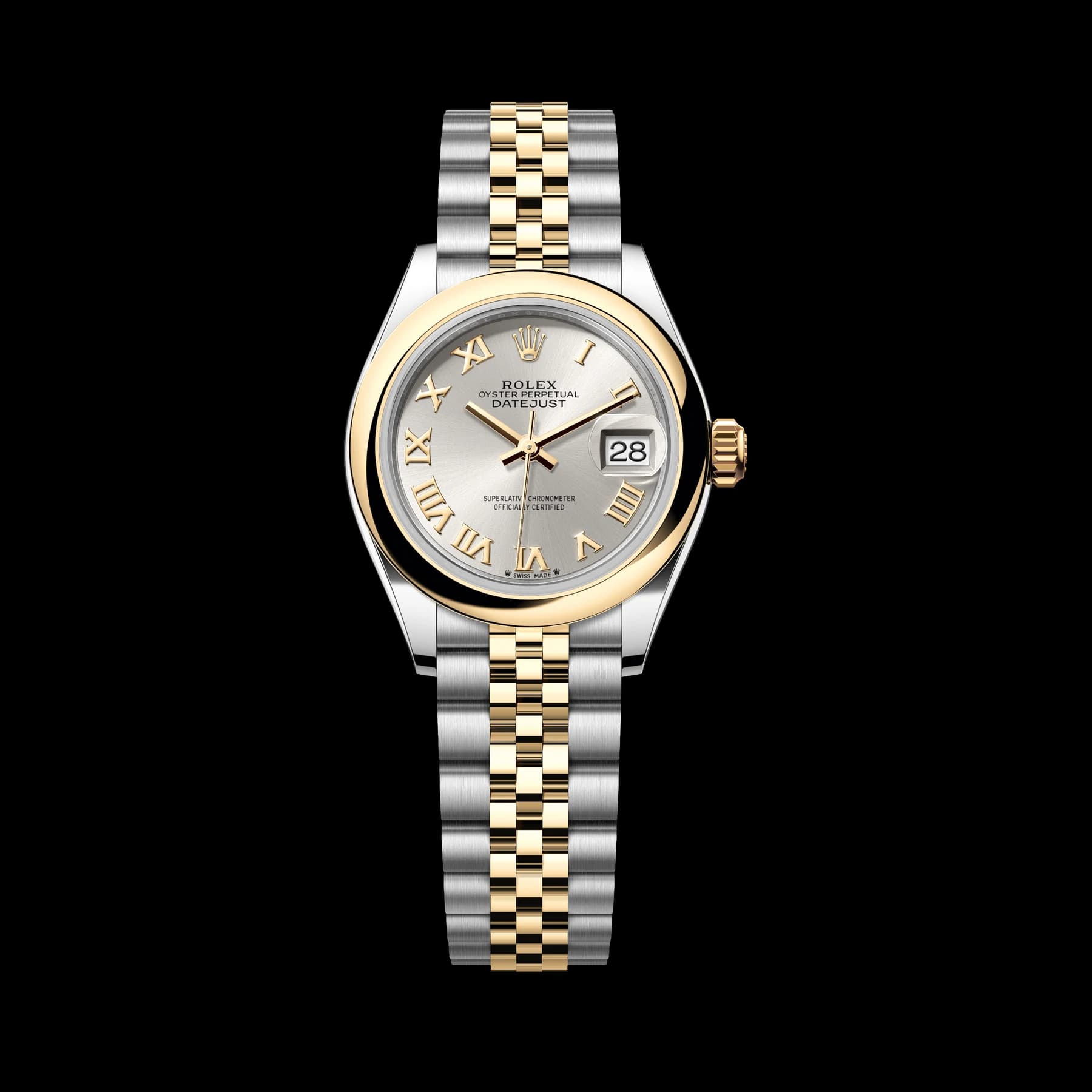 Rolex Lady-Datejust watch: Oystersteel and yellow gold - m279163-0005
