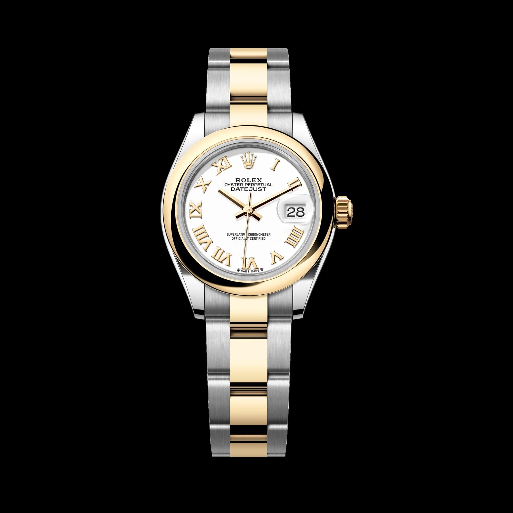 Rolex Lady-Datejust watch: Oystersteel and yellow gold - m279163-0024