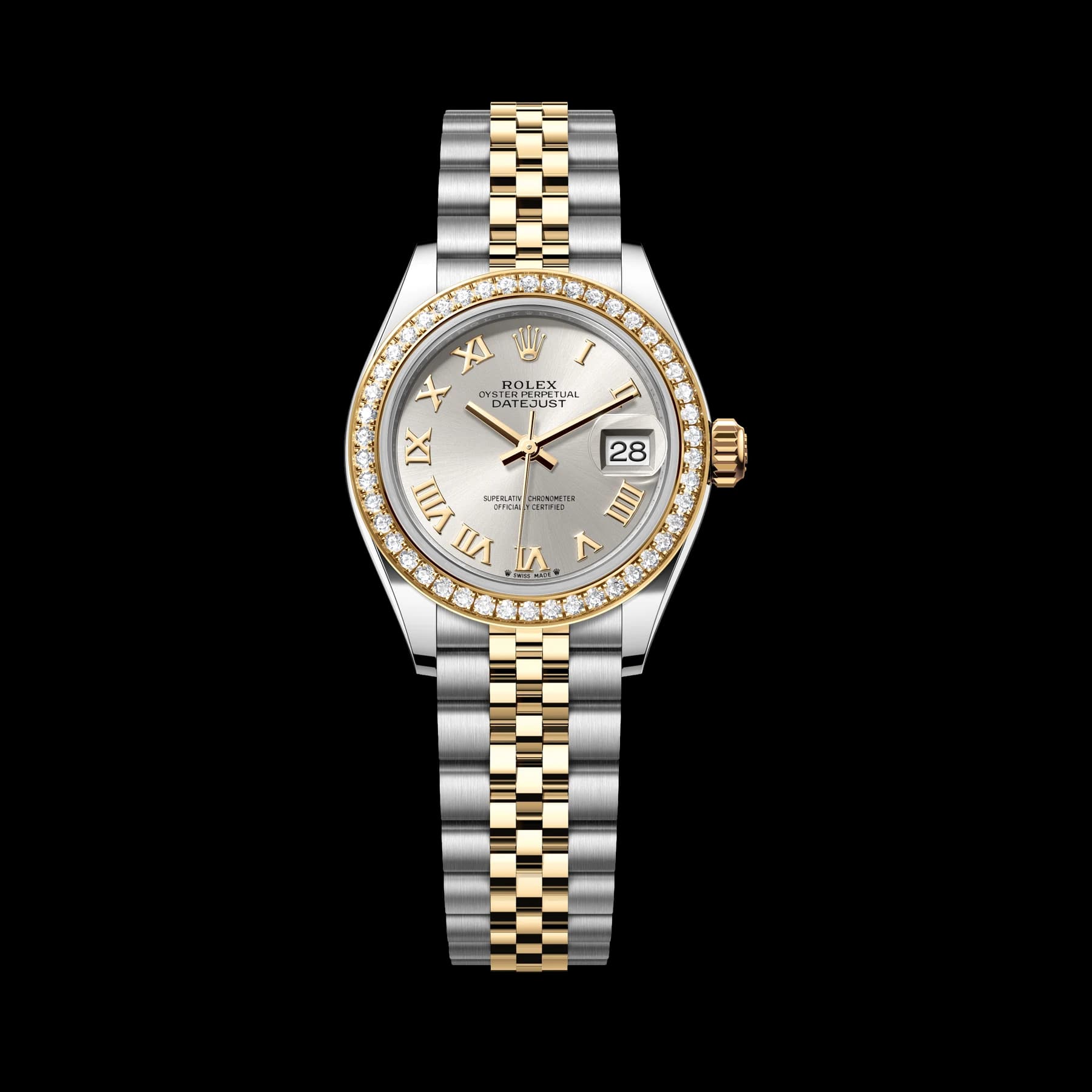 Rolex Lady-Datejust watch: Oystersteel and yellow gold - m279383rbr-0005
