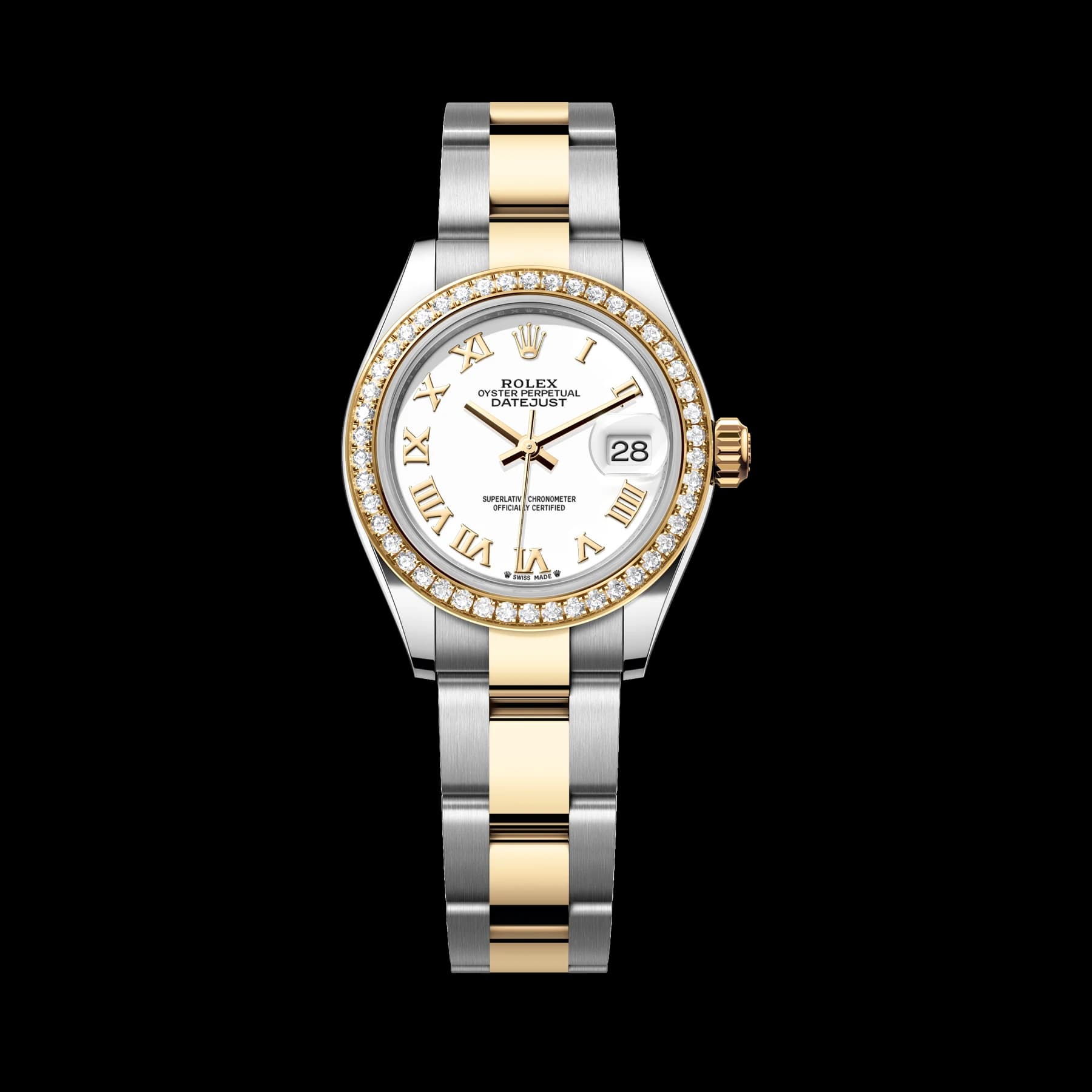Rolex Lady-Datejust watch: Oystersteel and yellow gold - m279383rbr-0024