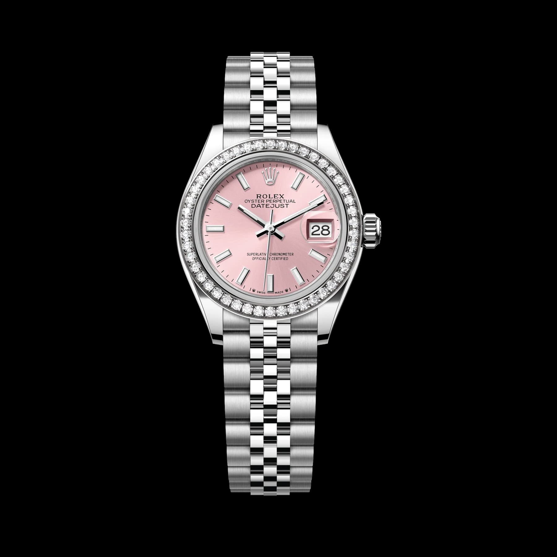 Rolex Lady-Datejust watch: Oystersteel and white gold - m279384rbr-0001