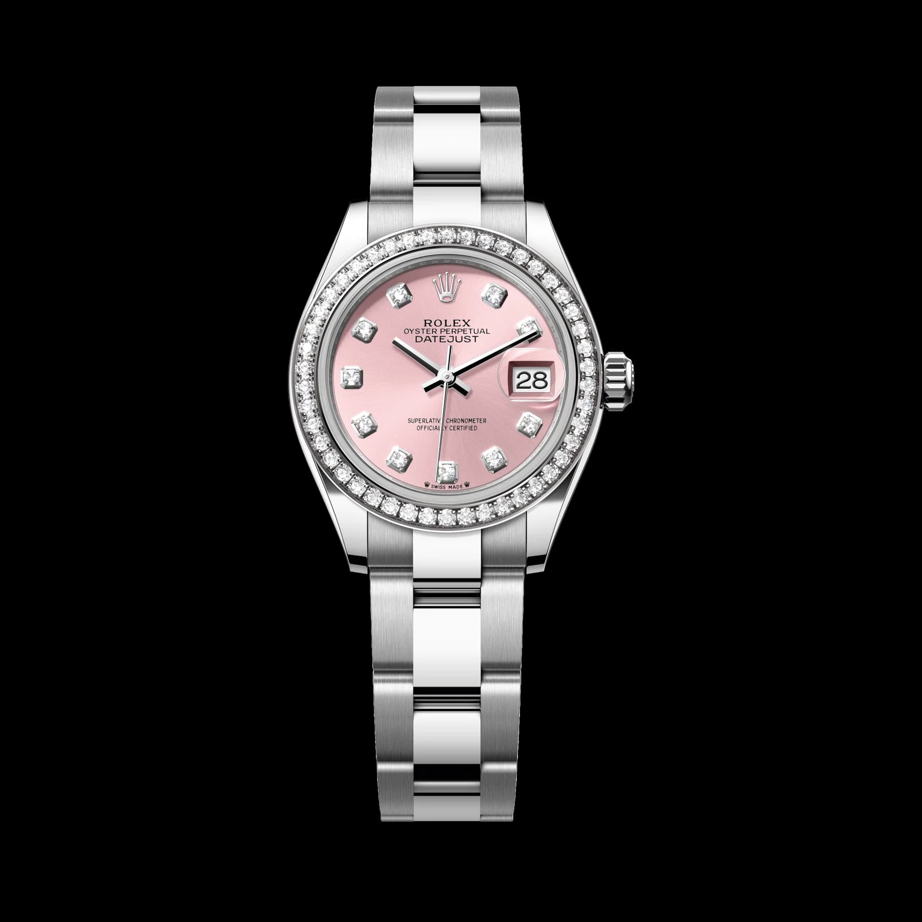 Rolex Lady-Datejust watch: Oystersteel and white gold - m279384rbr-0004