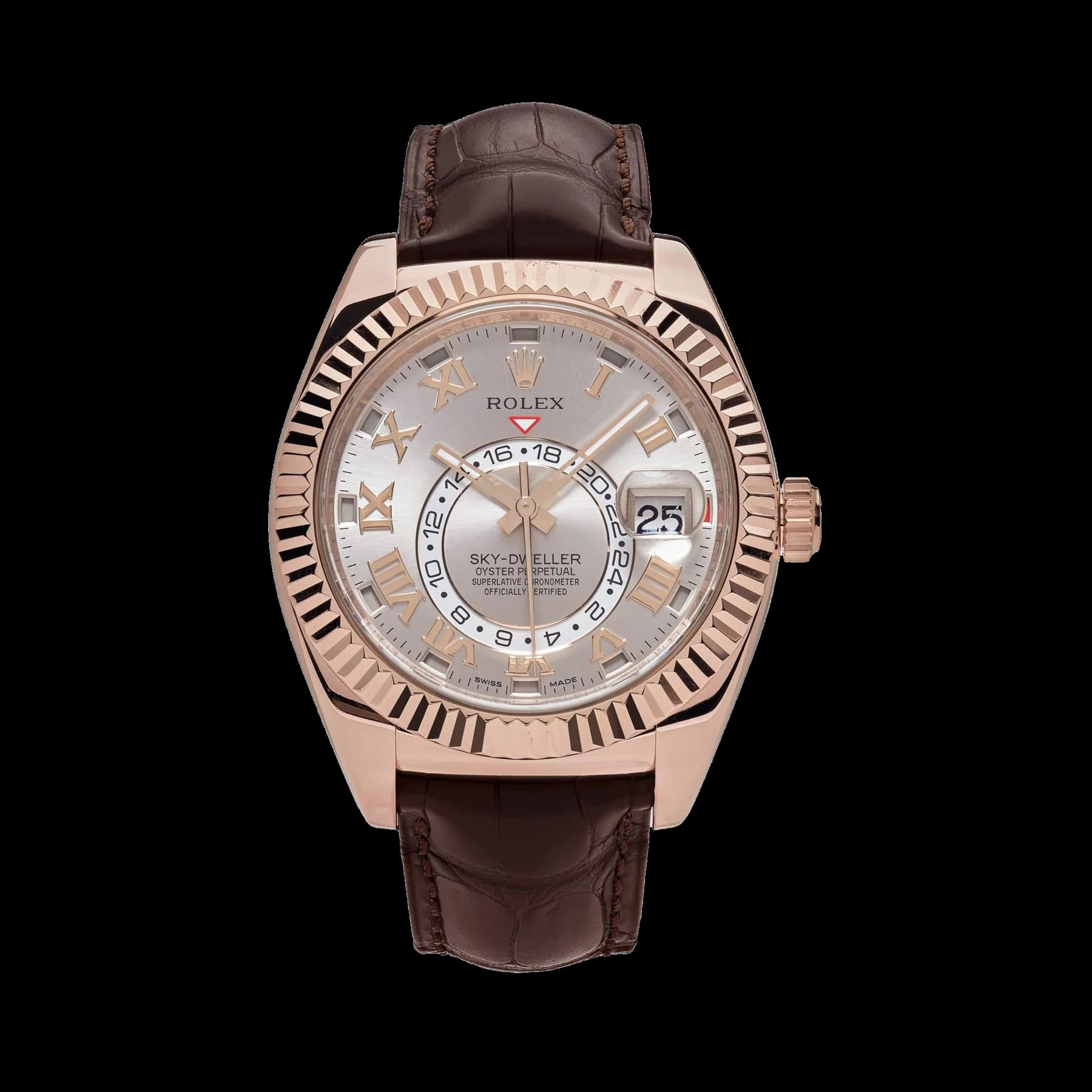 Rolex Sky-Dweller 326135 Rose Gold Sundust Dial (2016)