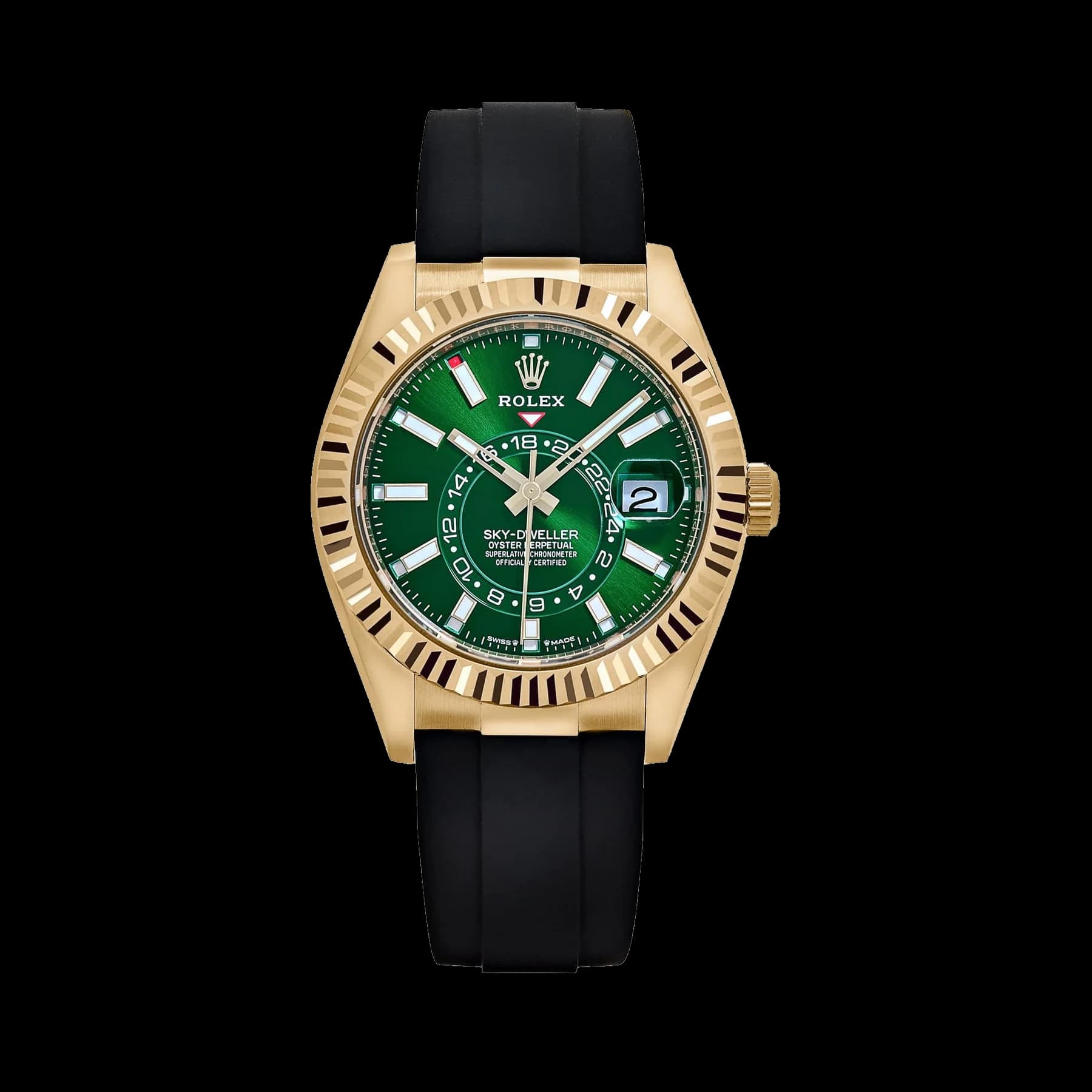Rolex Sky-Dweller 336238 Yellow Gold Bright Green Dial (2026)
