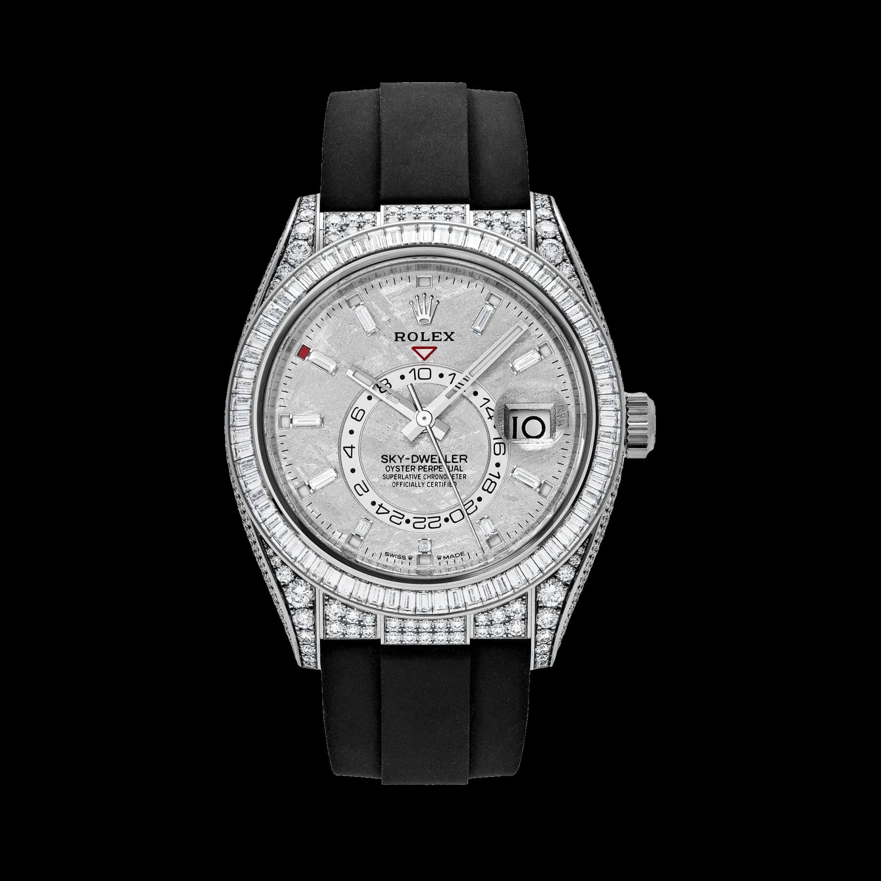 Rolex Sky-Dweller 336259TBR White Gold Meteorite Dial Diamond Bezel and Case