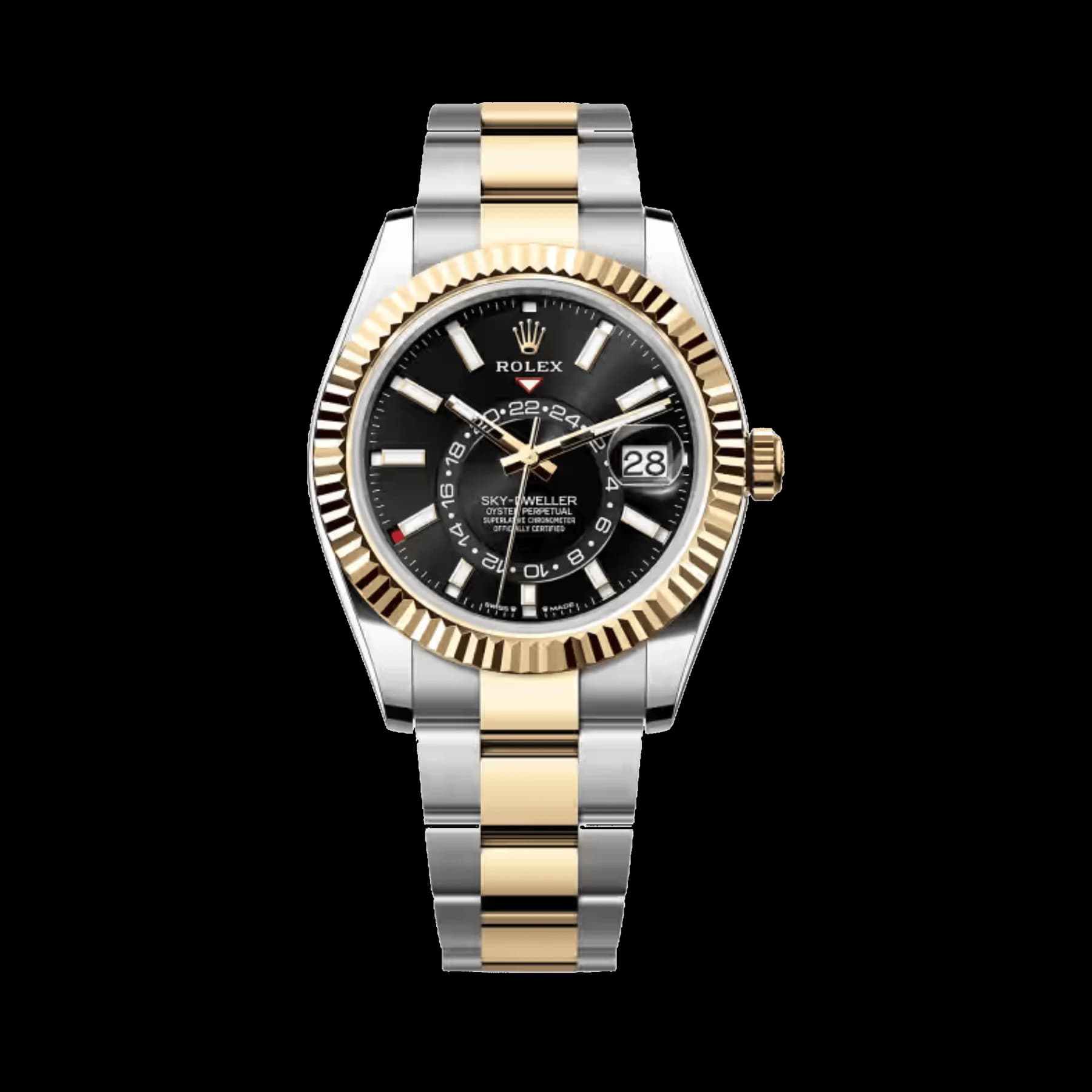 Rolex Sky-Dweller 336933 Stainless Steel Yellow Gold Black Dial Oyster (2026)