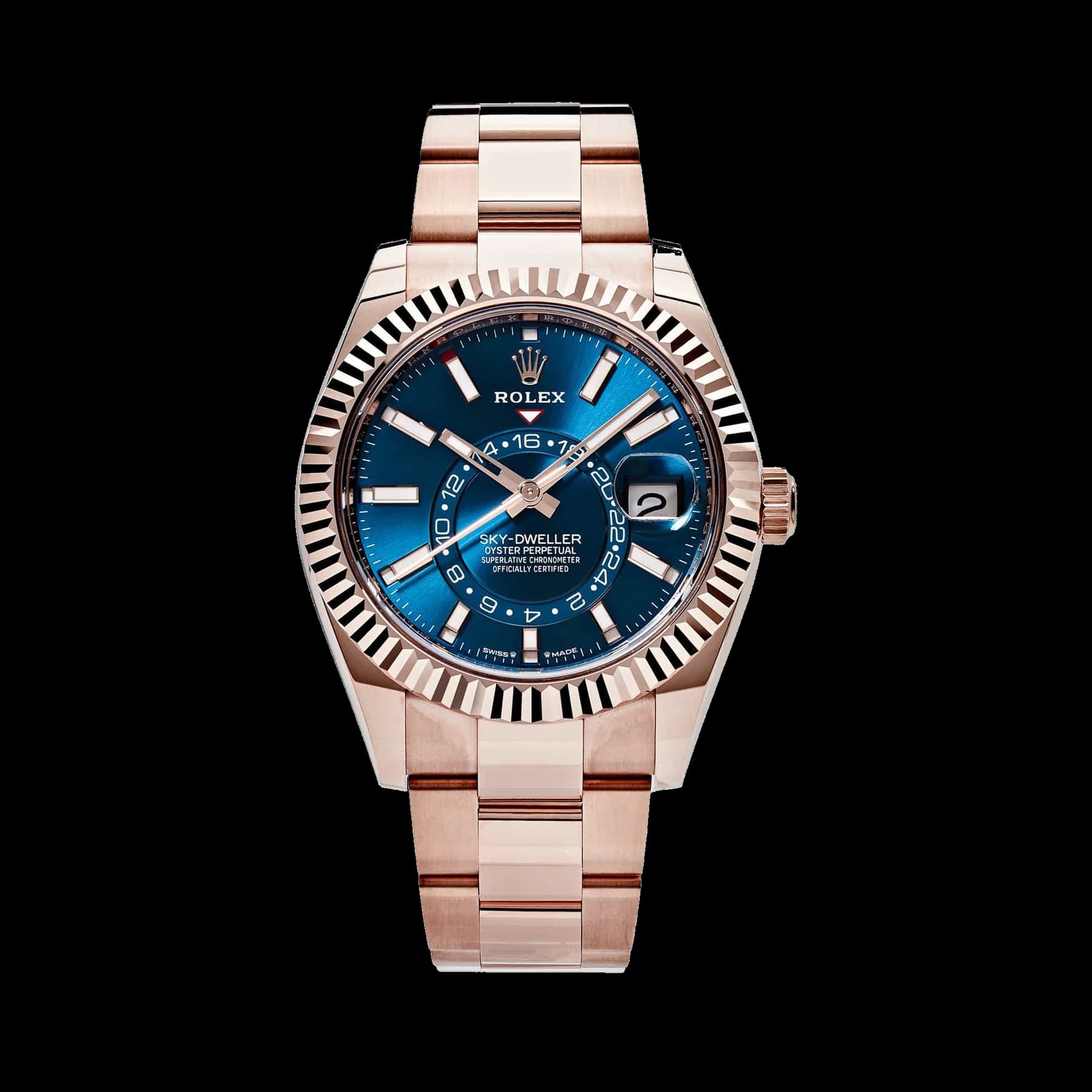 Rolex Sky-Dweller 336935 Rose Gold Blue Dial