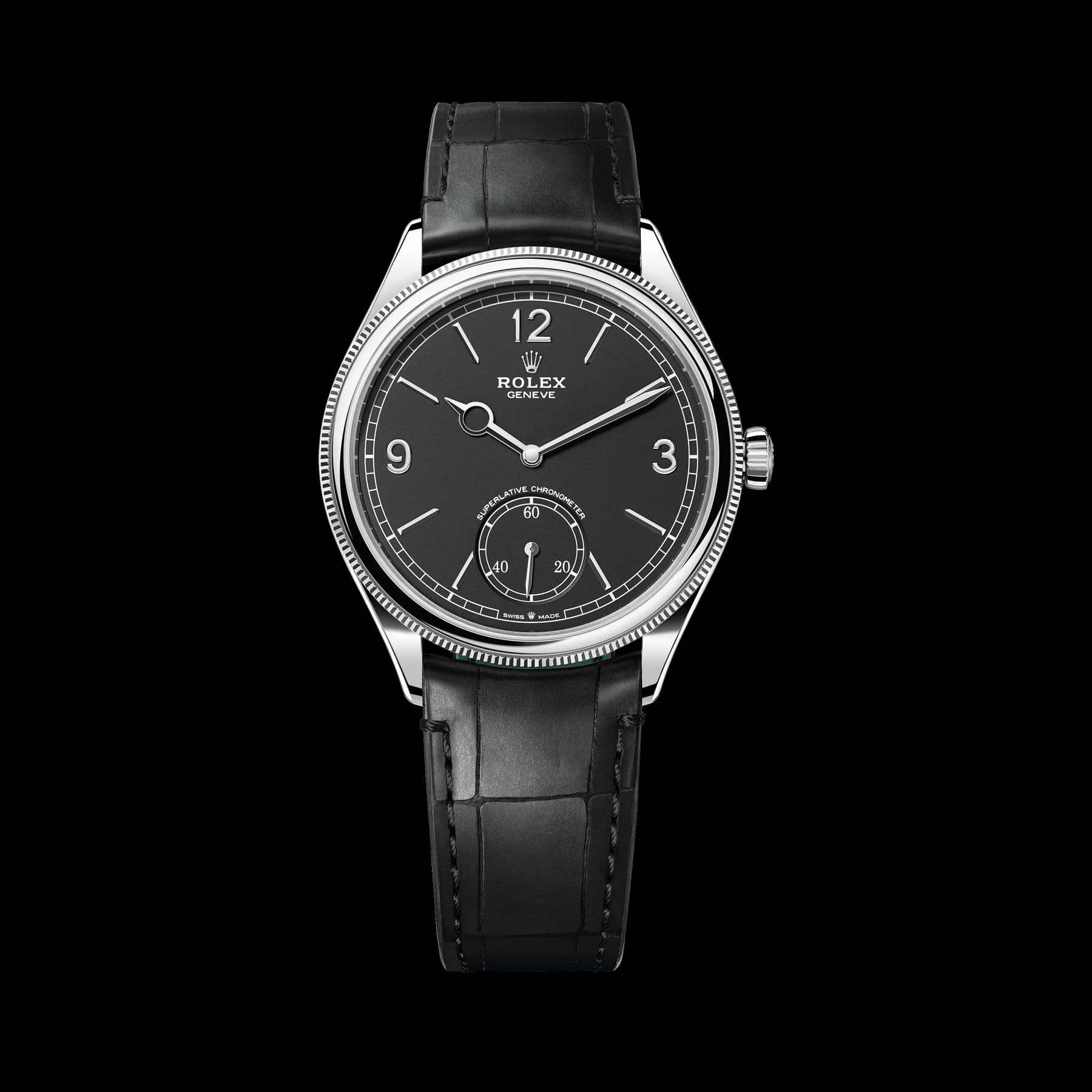 Rolex 1908 watch: 18 kt white gold - m52509-0002
