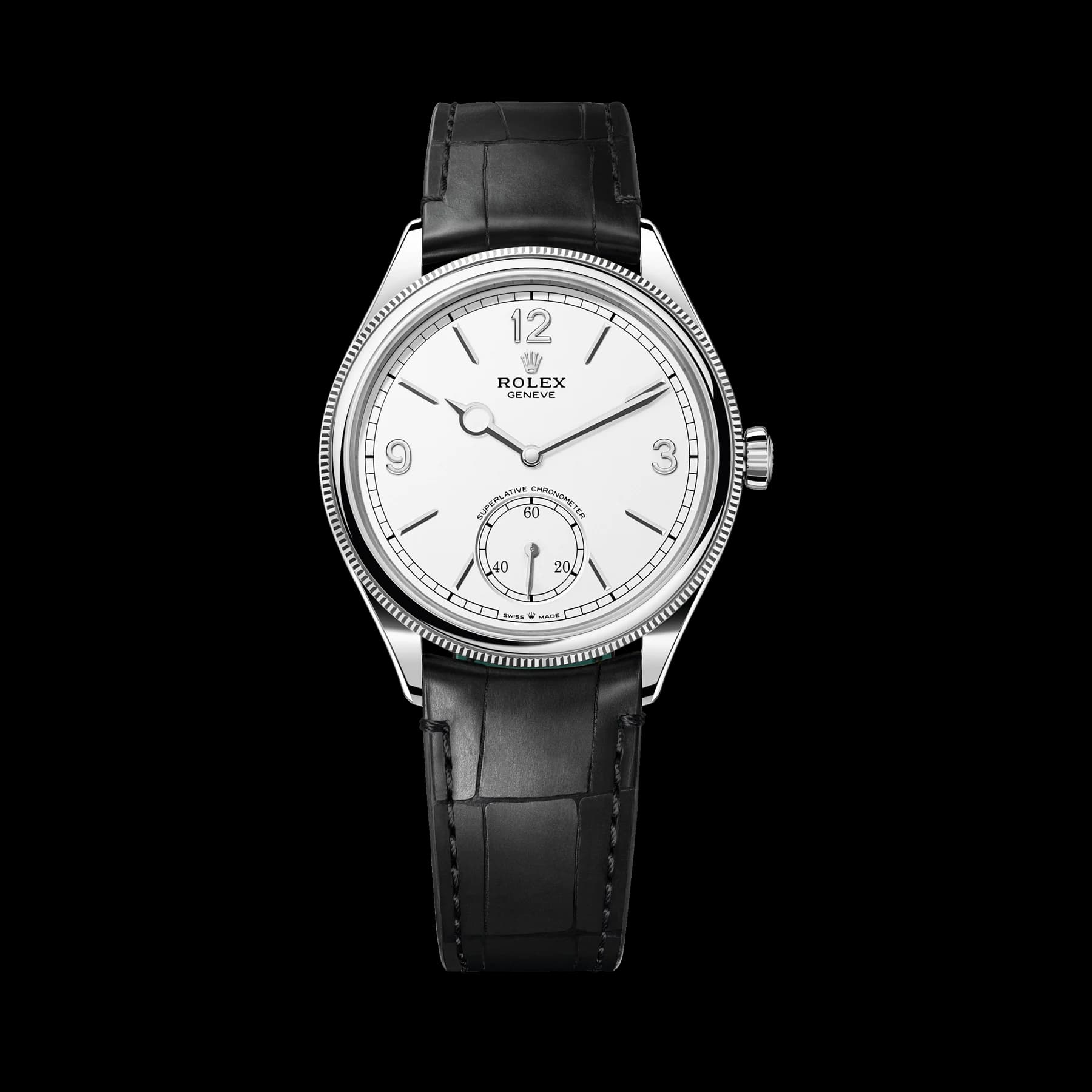 Rolex 1908 watch: 18 kt white gold - m52509-0005