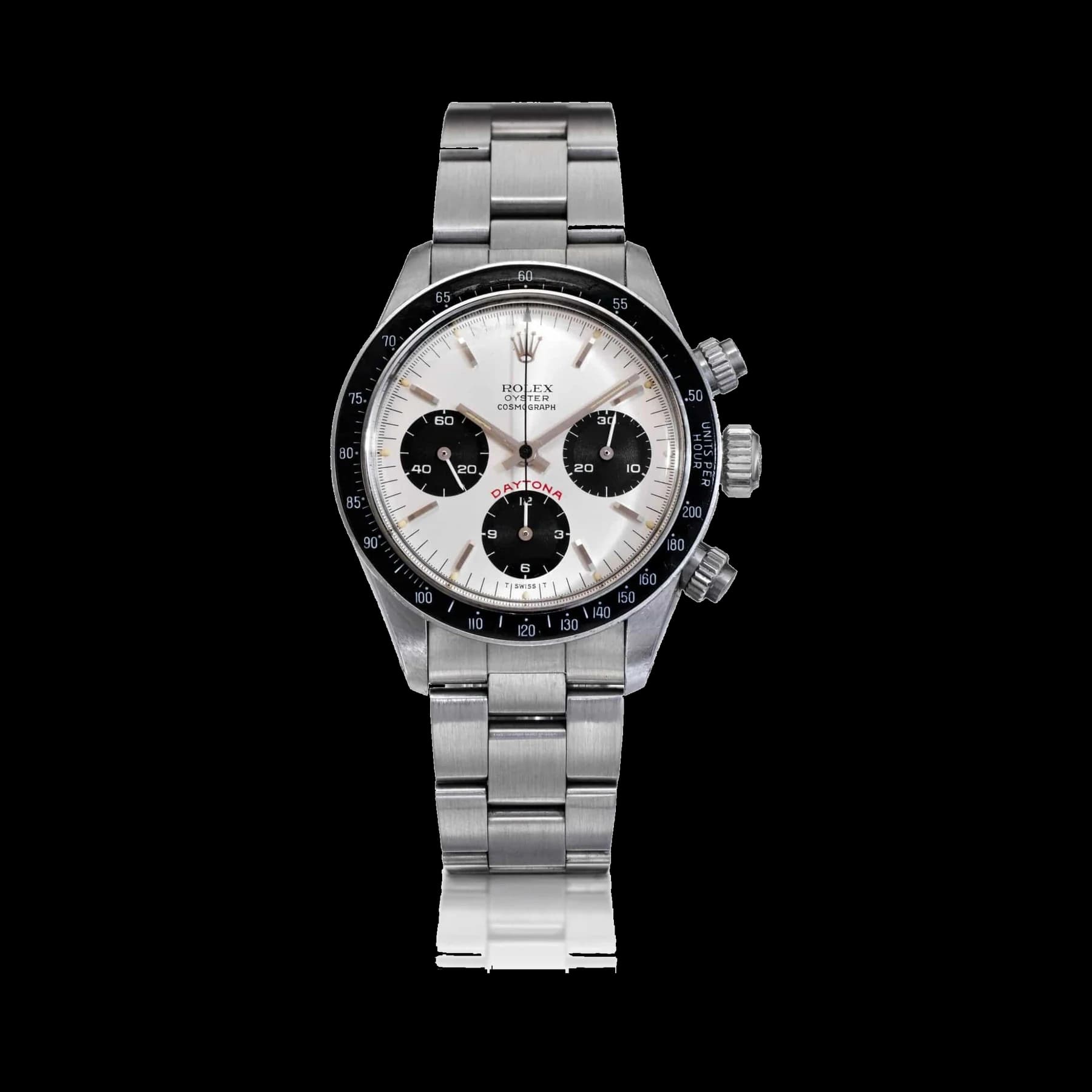 Rolex Daytona 6263 'Big Red' Stainless Steel Silver Dial